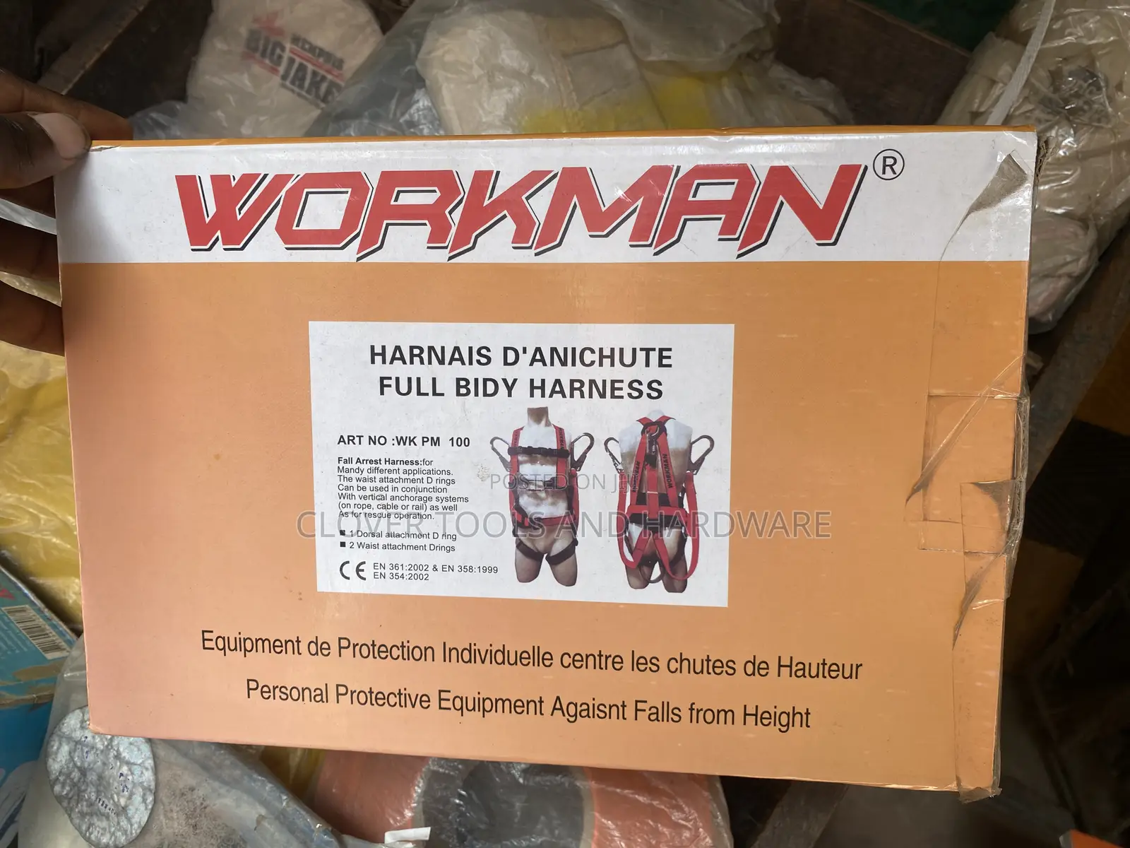 Anti Falling Full Body Safety Harness / Belt By Workman