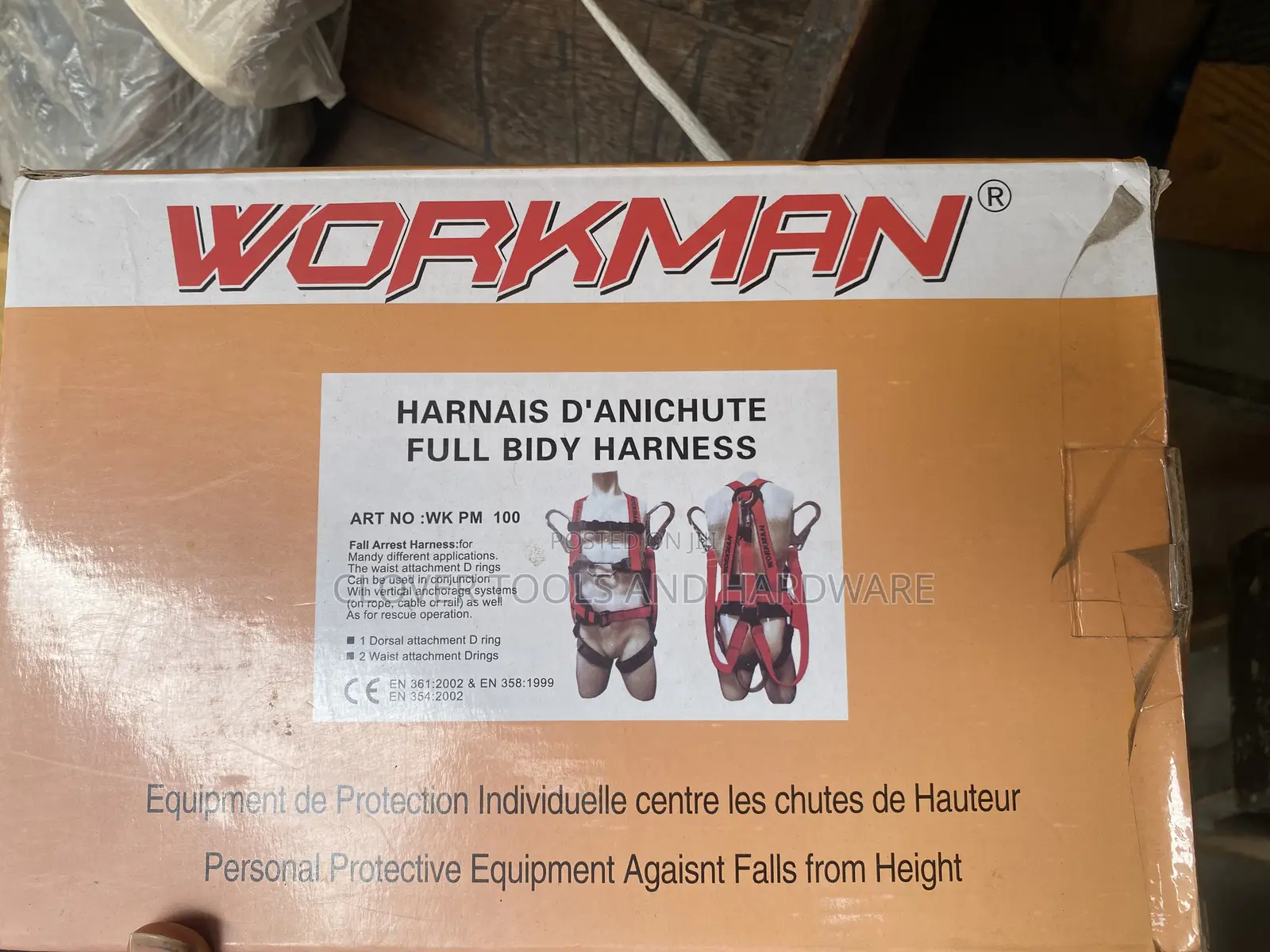 Anti Falling Full Body Safety Harness / Belt By Workman