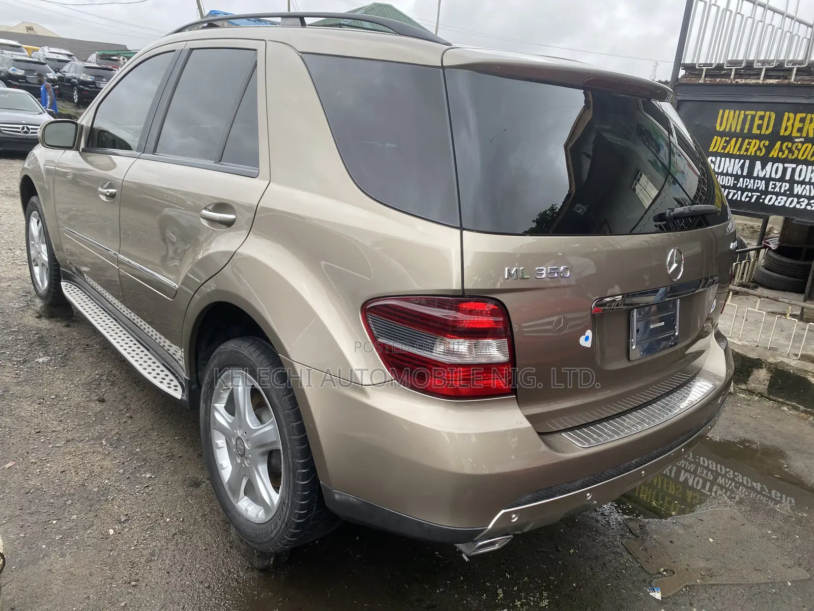 Mercedes-Benz M Class ML 350 4Matic 2008 Gold