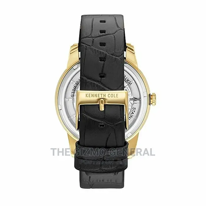 Kenneth Cole New York Men's Automatic Watch With Black Leather