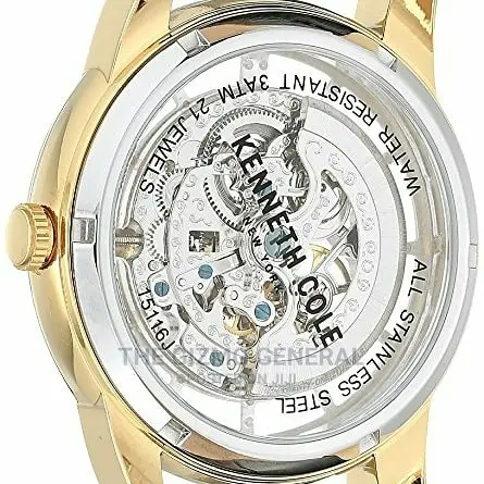 Kenneth Cole New York Men's Automatic Watch With Black Leather