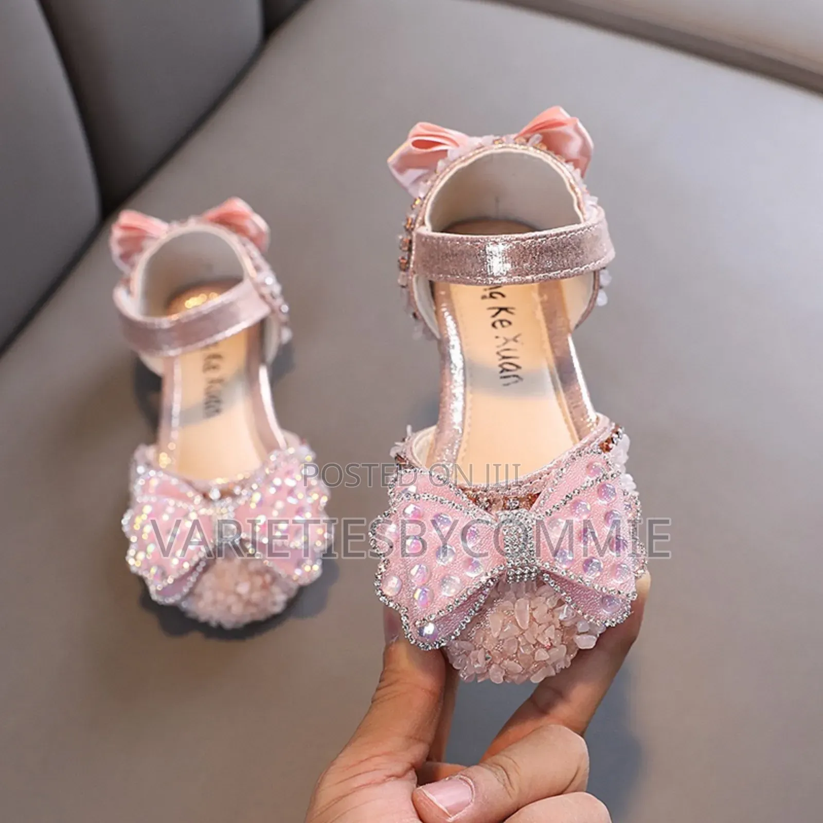 Rhinestone Girlie Half Shoe