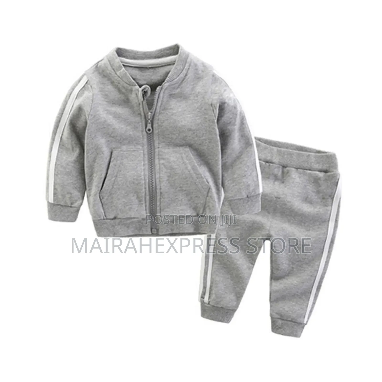 Evergreen Elegant Unisex Kids Tracksuit (Zipper Jacket+Pant)