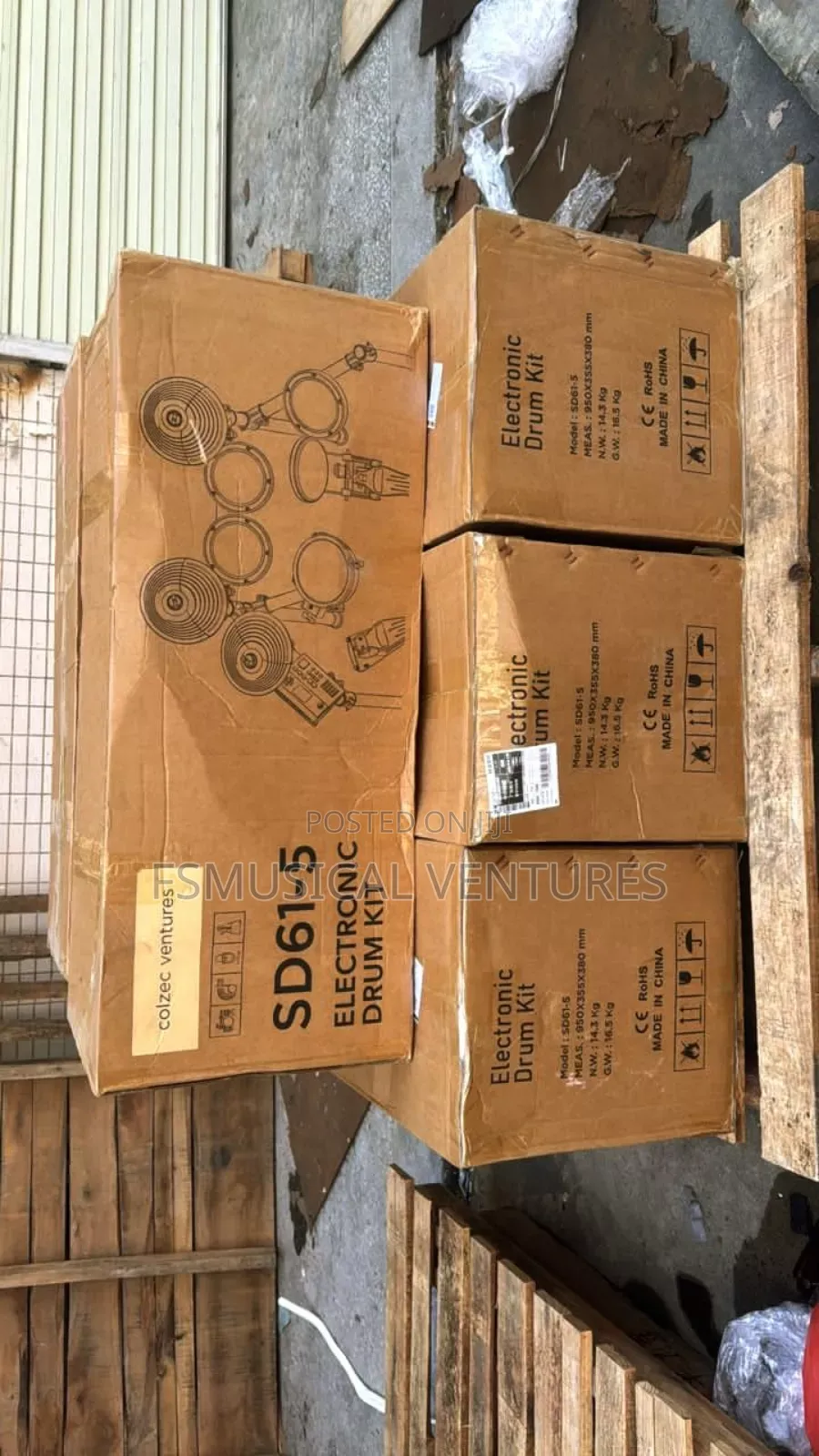 Electronic Drum Kit SD61- 5 PCS
