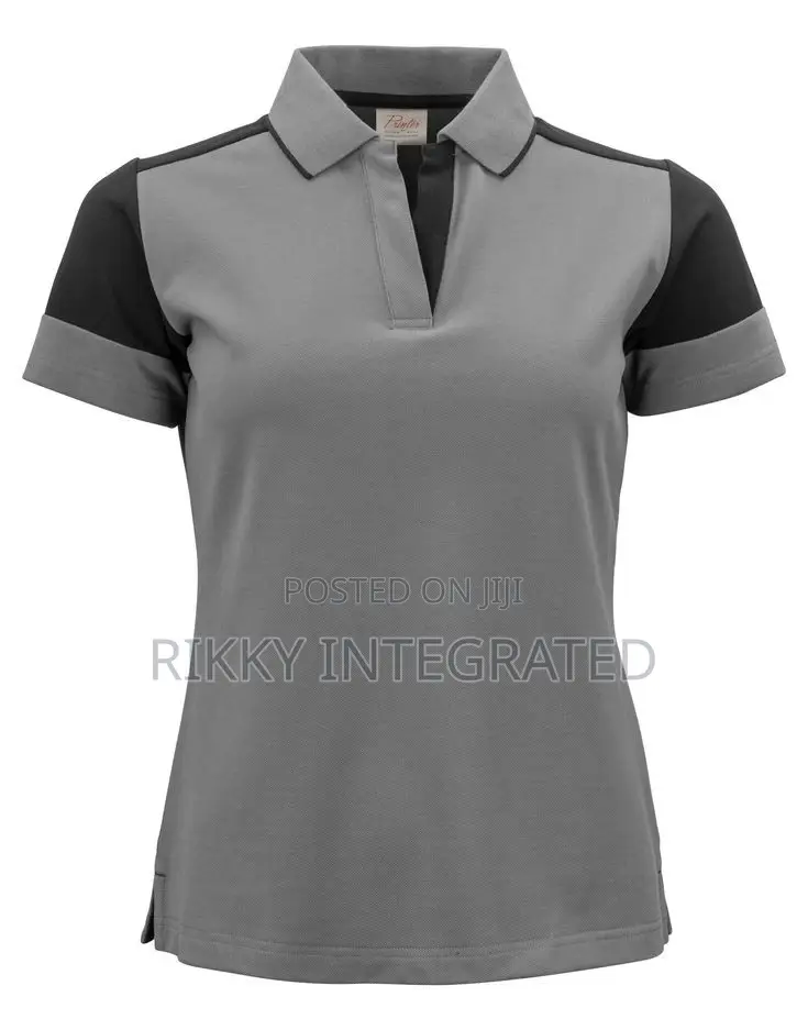 Flock Printed T-Shirts Polos for School Uniforms