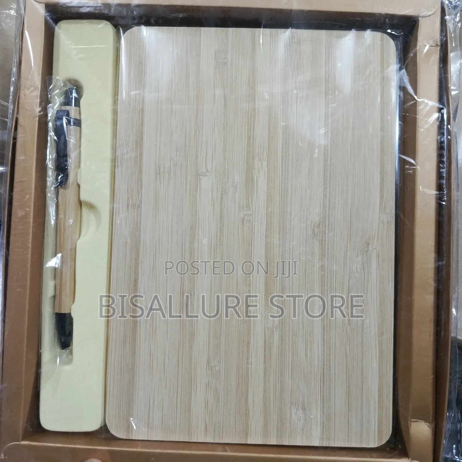A5 Bamboo Notebook With Pen