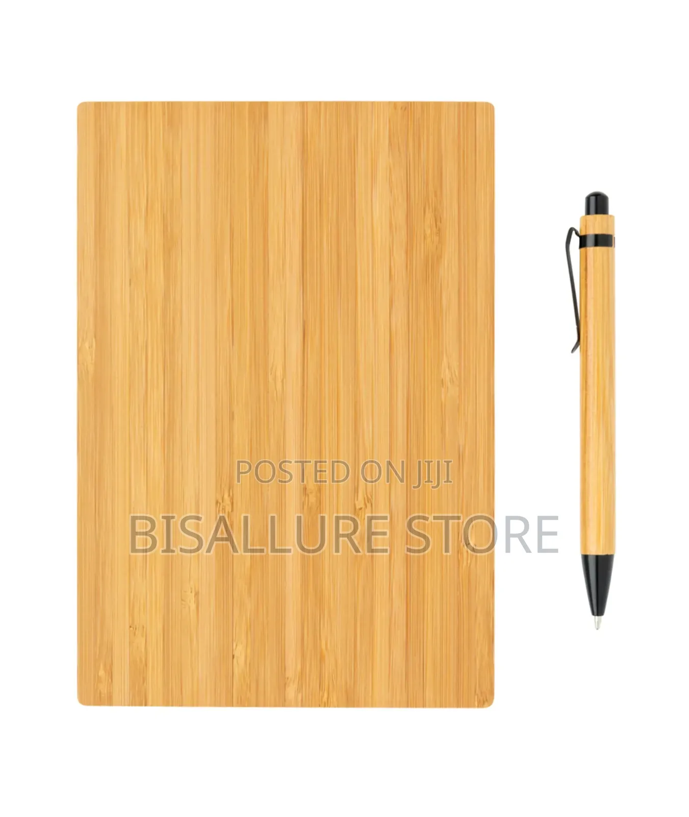 A5 Bamboo Notebook With Pen