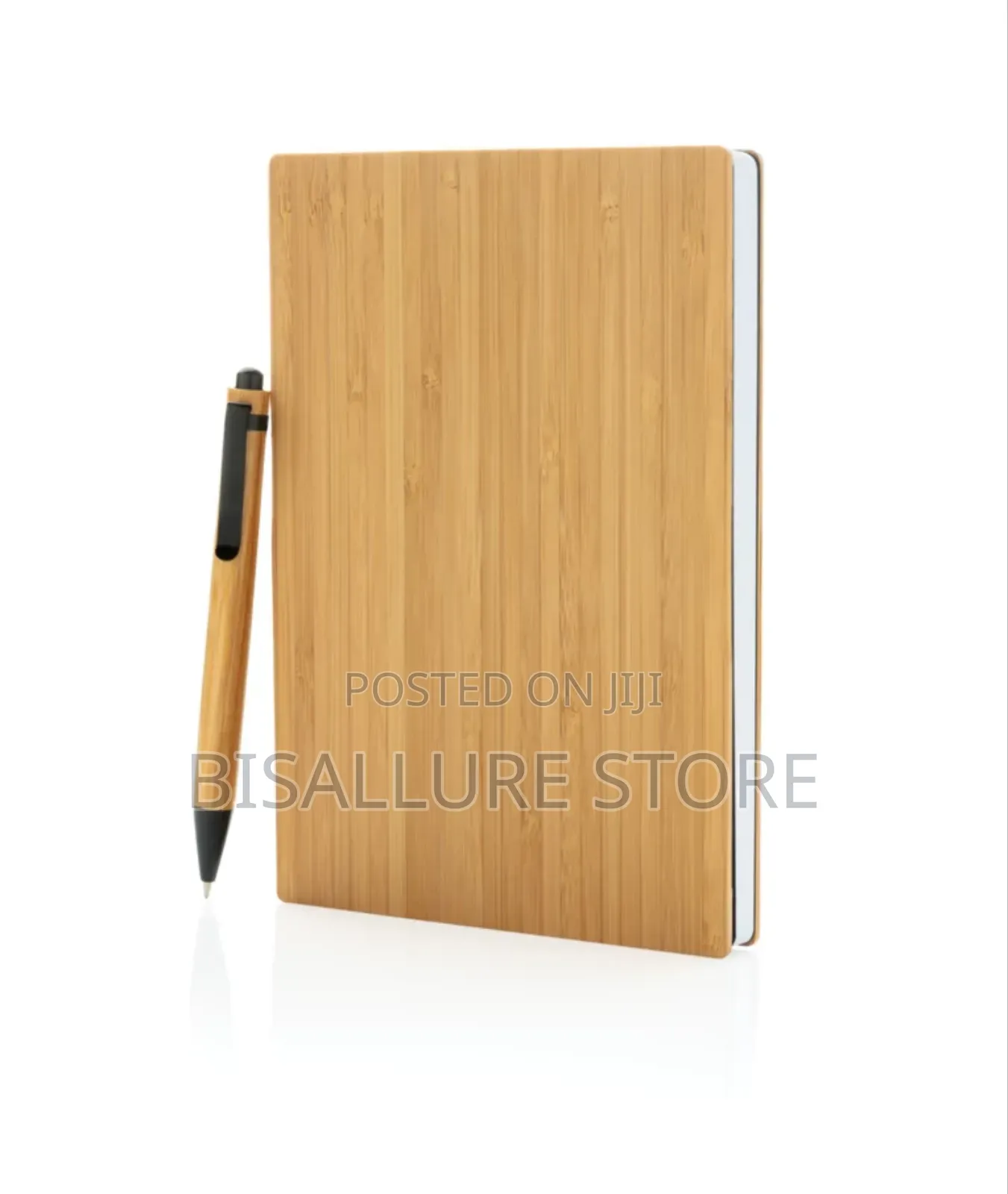 A5 Bamboo Notebook With Pen