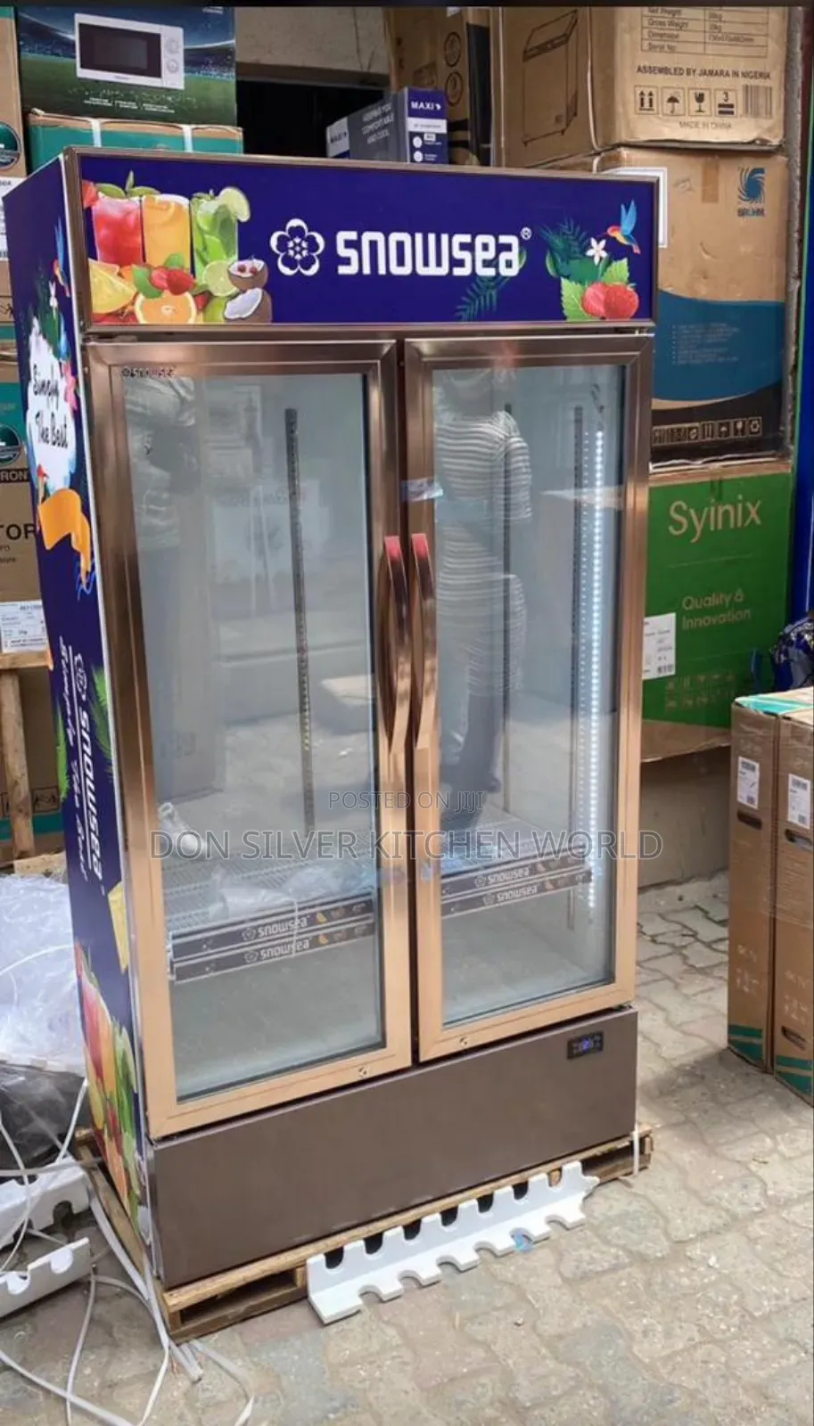 Double Door Vertical Chiller