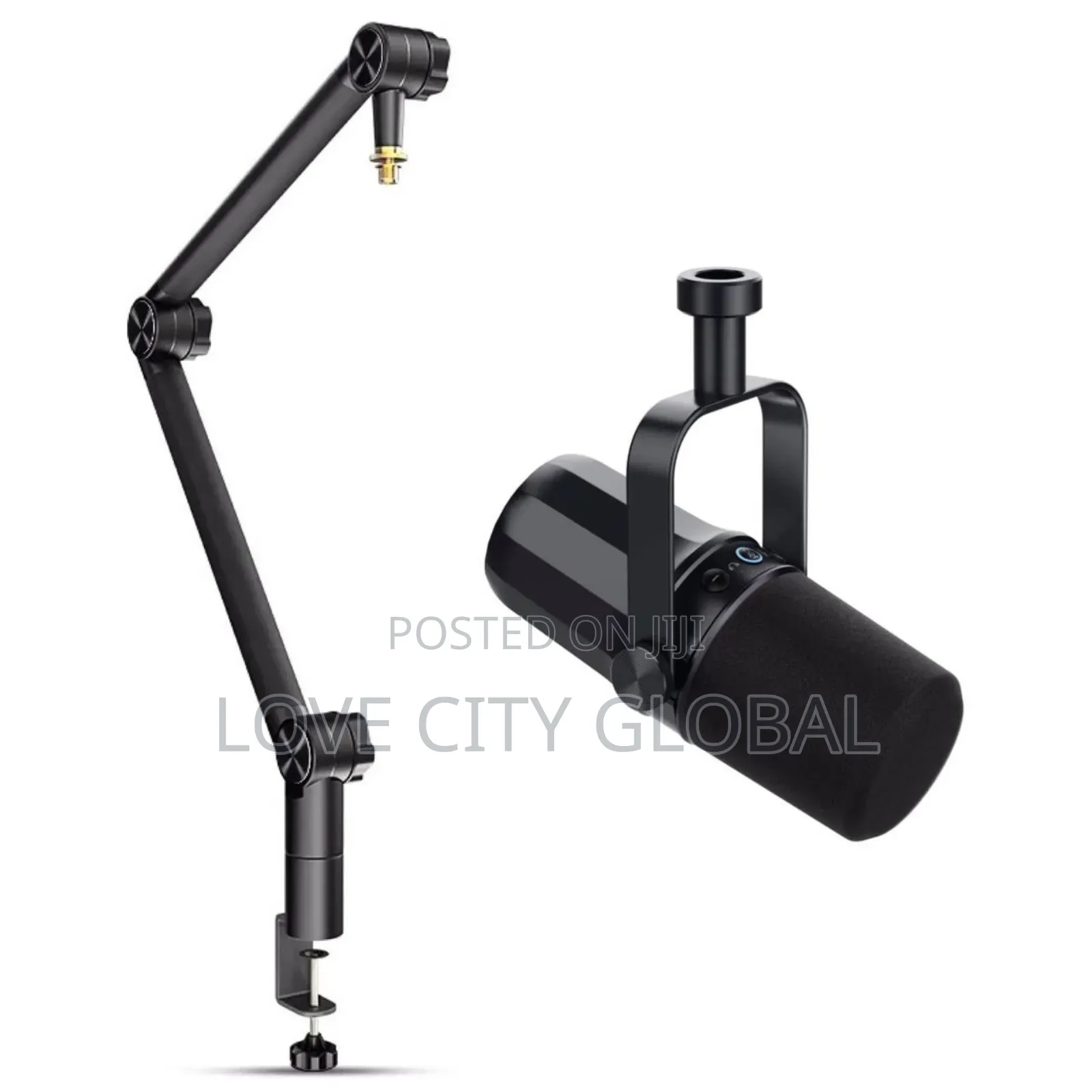 Professional Podcast Microphone With XLR,USB Cable and Stand