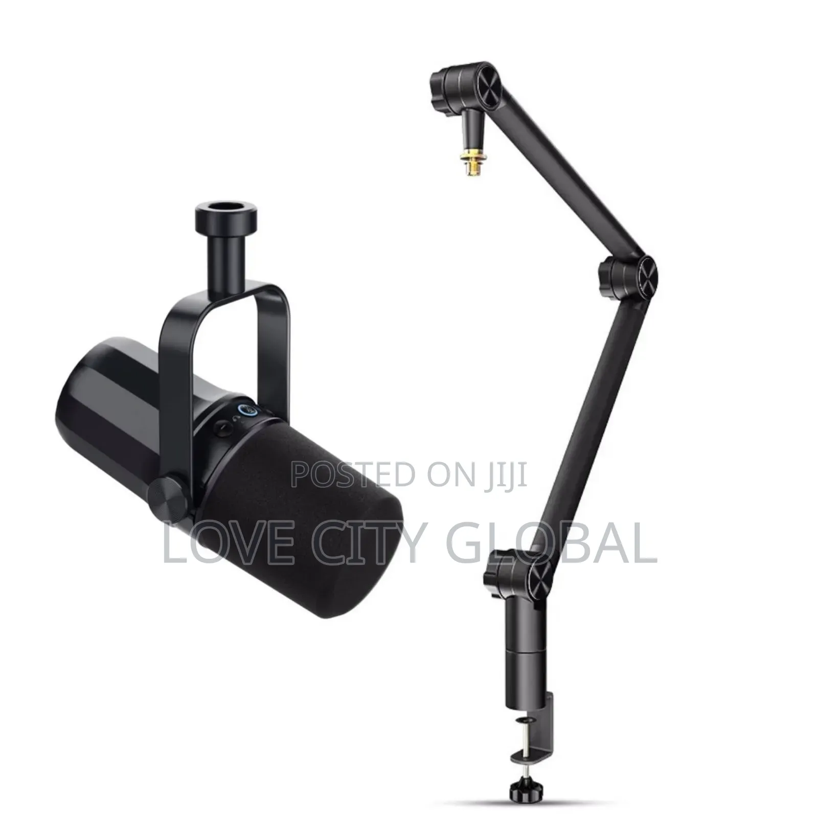 VIMI XLR/USB Wired Desktop Microphone Podcast Boom Arm Stand