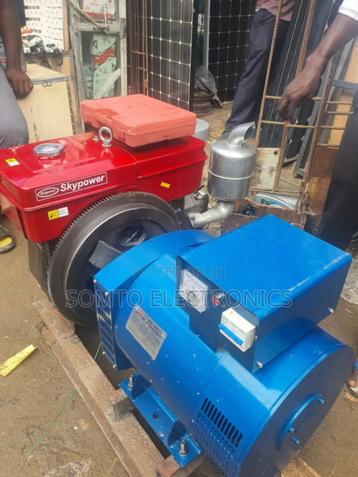 11.30 Diseal Whining Engine With 30kva Alternator 100%Copper