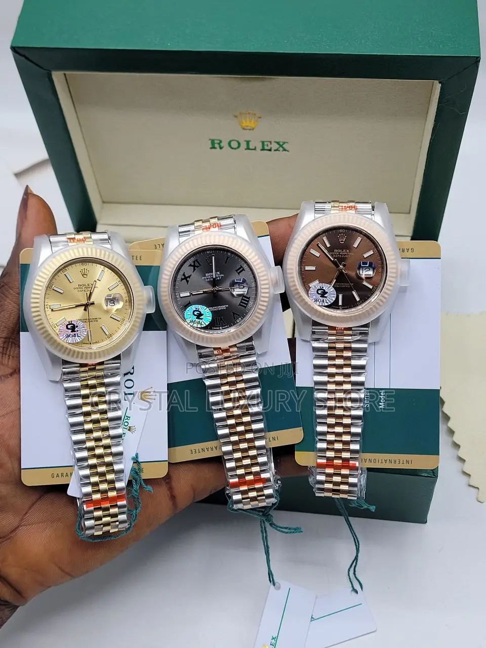 Rolex Quality Luxury Men Chain Wristwatch