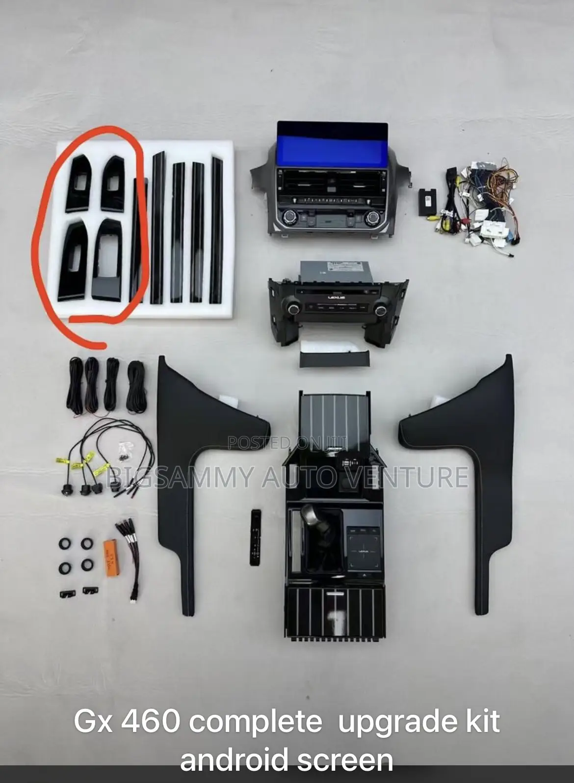 Gx460 2023 Interior Kits, Consoles, Android, 360 Cameras
