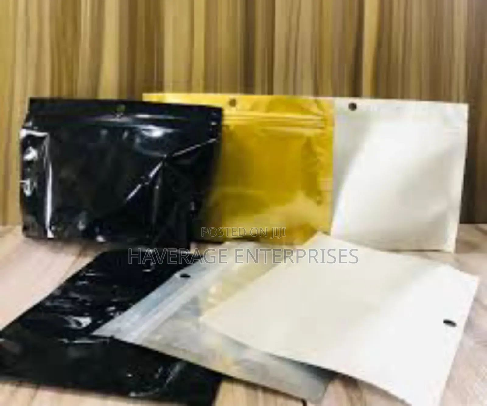 Smallchop Zip Lock Pouches With Window - 300pcs - 14×20cm