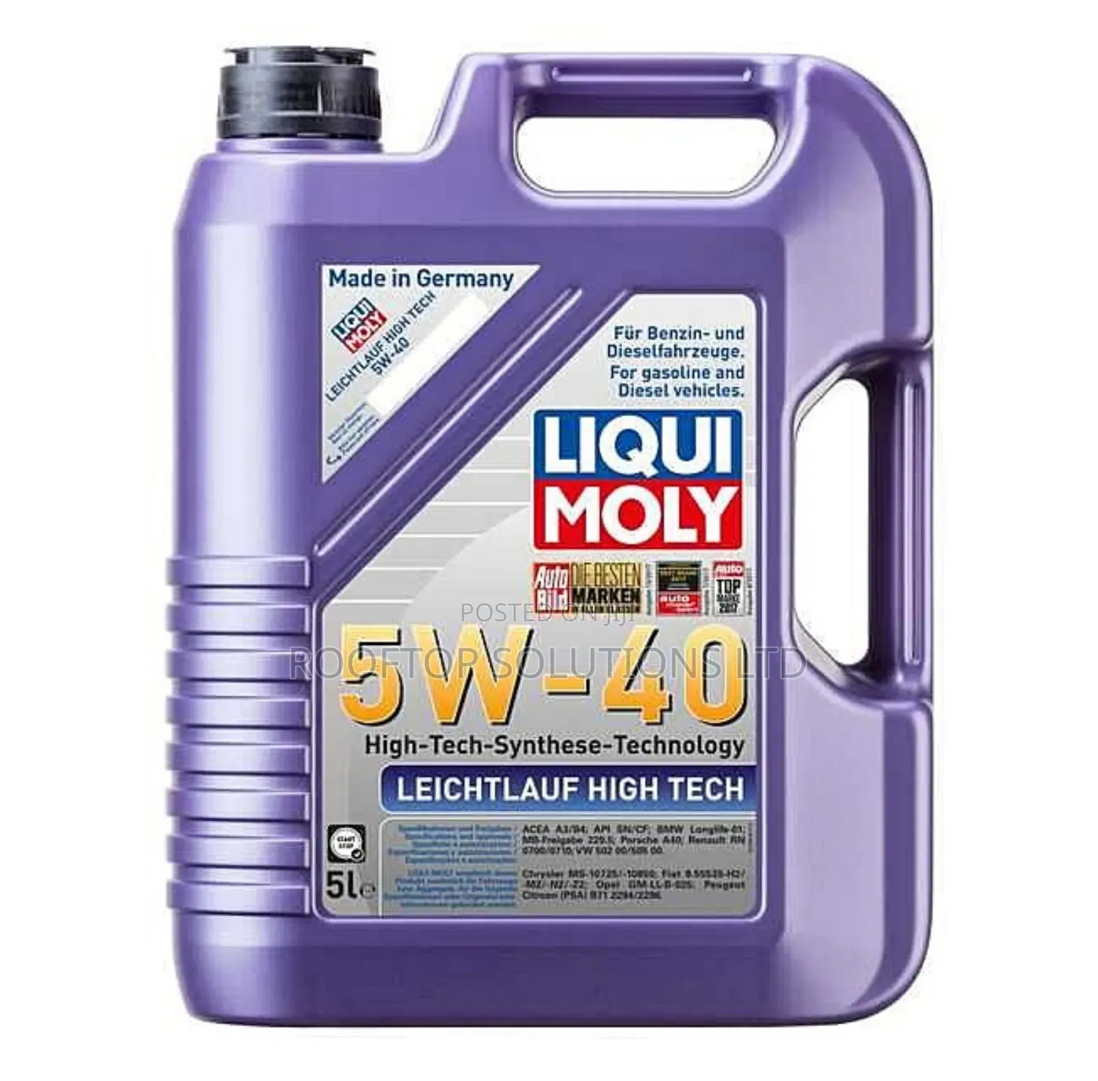 Liqui Moly Leicht­Lauf High Tech 5w-40. 5litrs