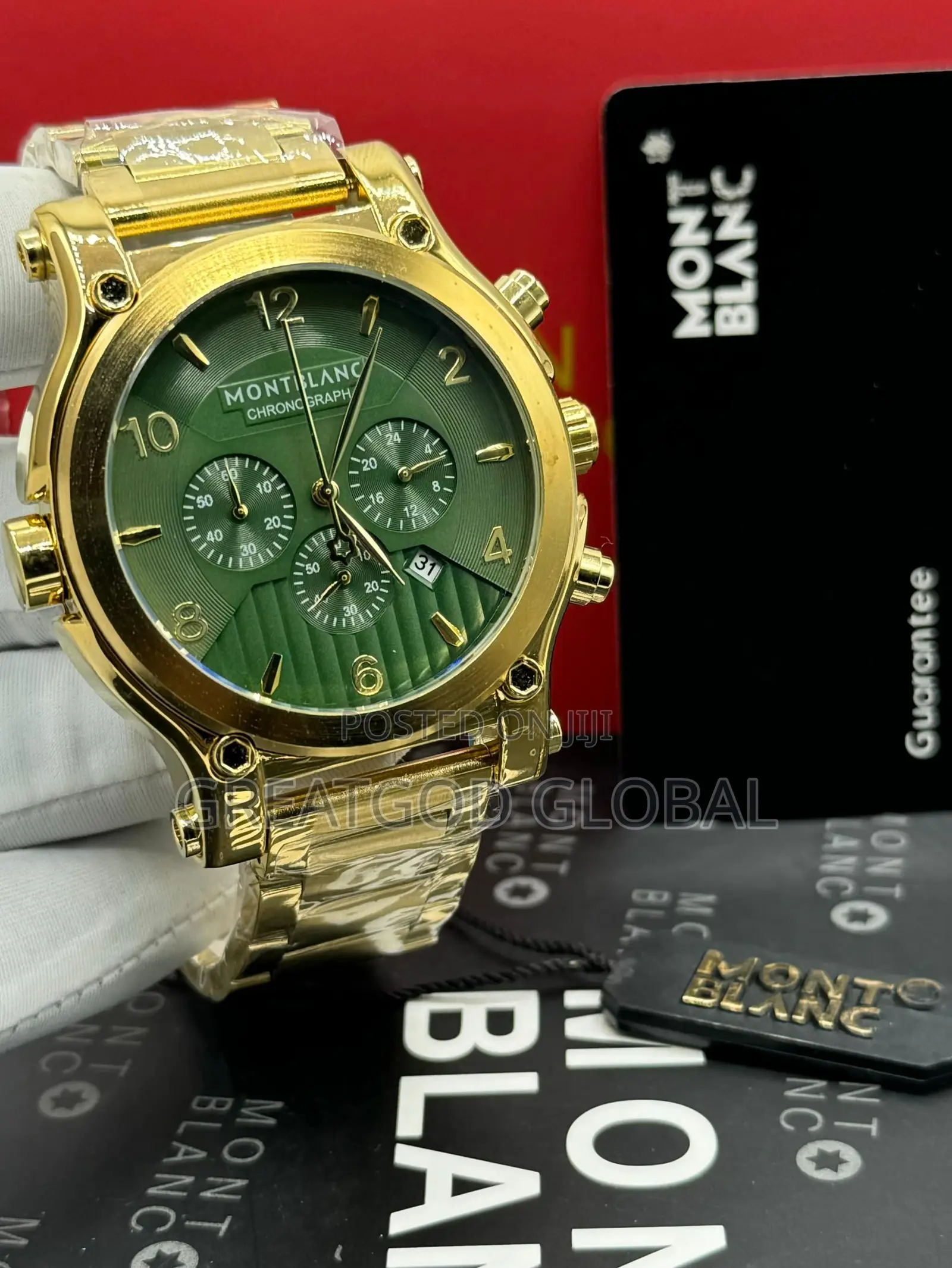 Brand : Montblanc Active Chronograph Gold Body