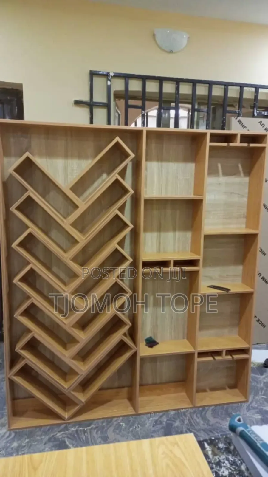 Kitchen Cabinet and Walldrop Chair Set Up