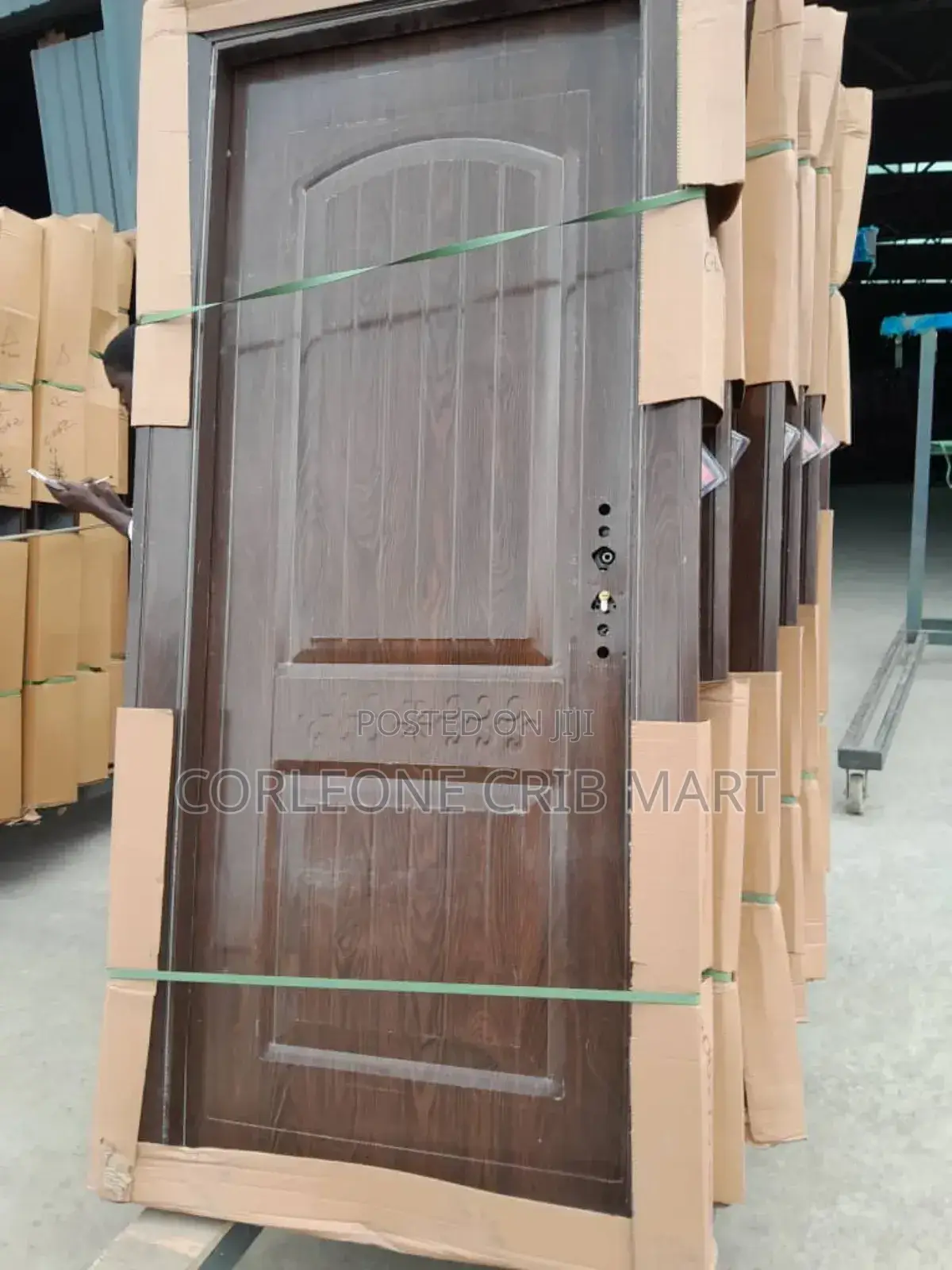 Brown Noble Steel Door