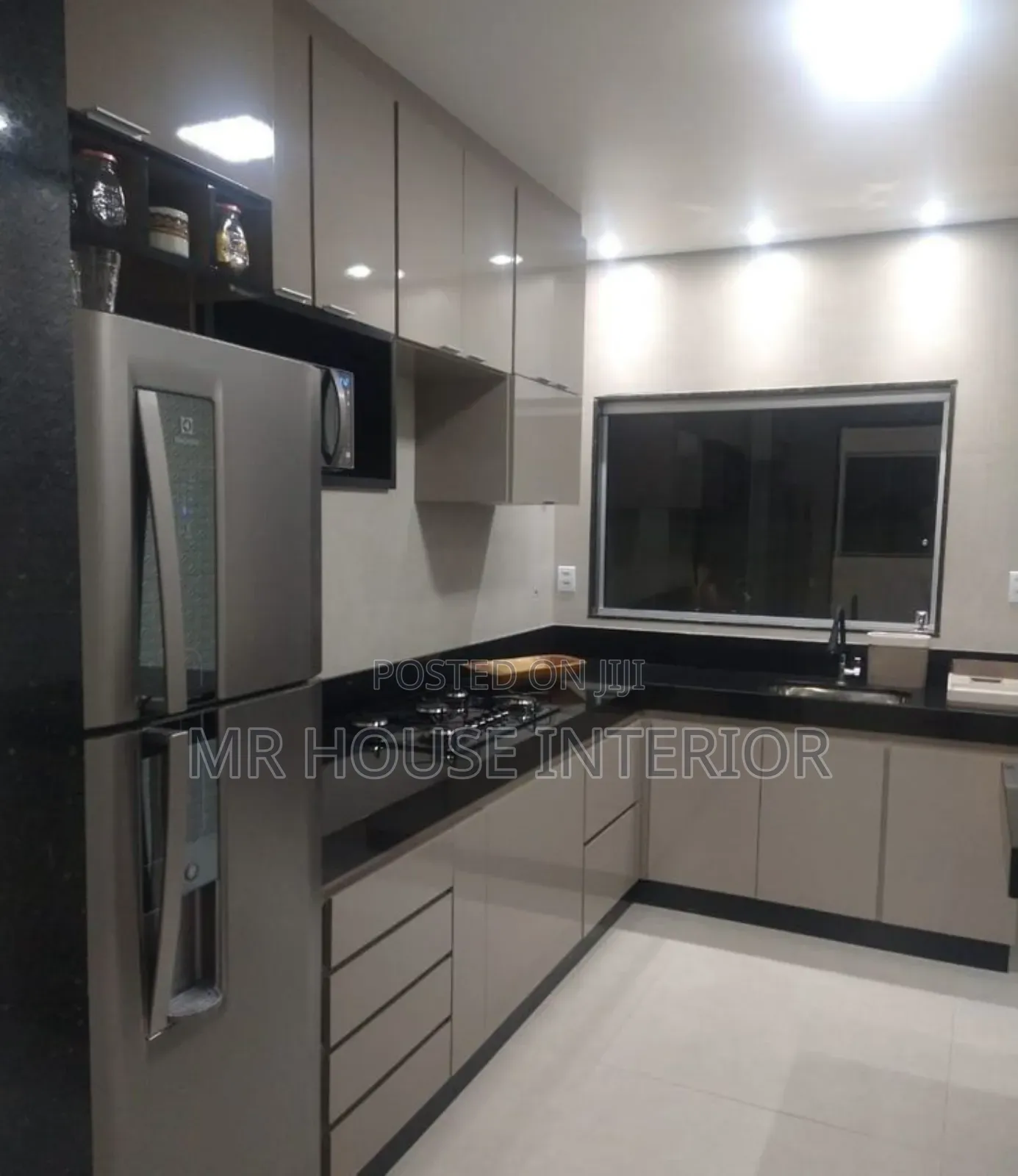 Kitchen Cabinet With Spoon and Plates Rags Available