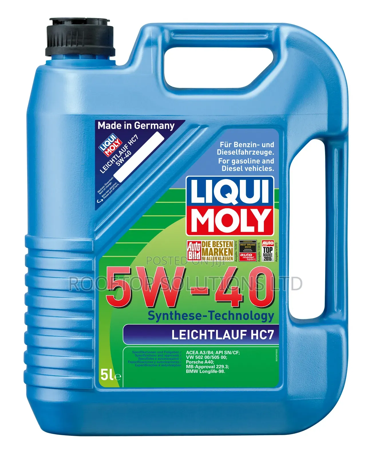 Liqui Moly Leicht­Lauf HC7 5w-40 5litrs