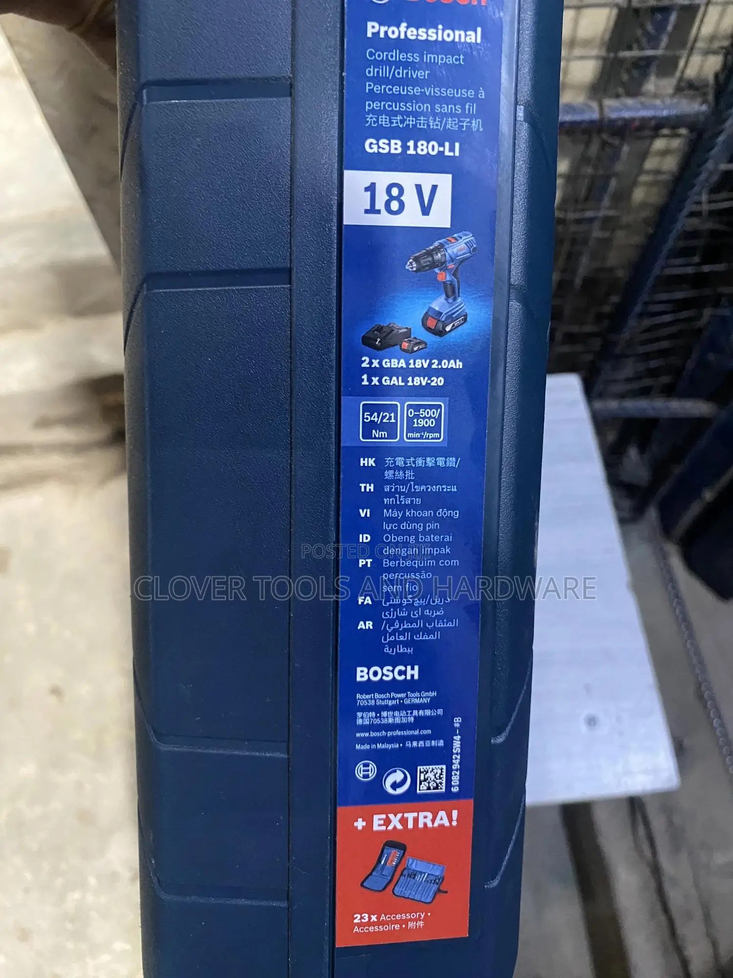 Bosch Cordless Impact Drill/ Driver 18V GSB 180 LI