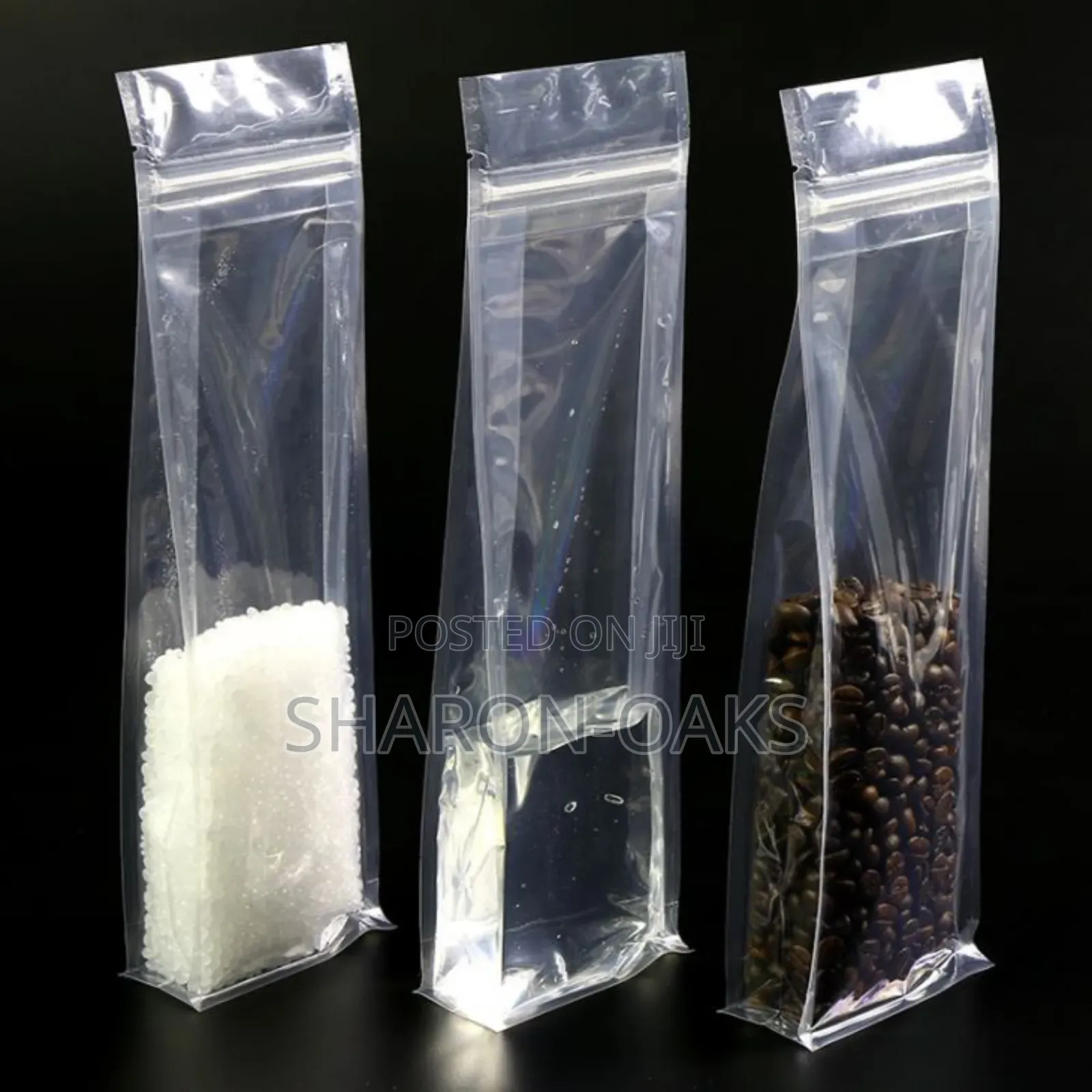 14 X 24cm Flat Bottom Clear Transparent Pouch