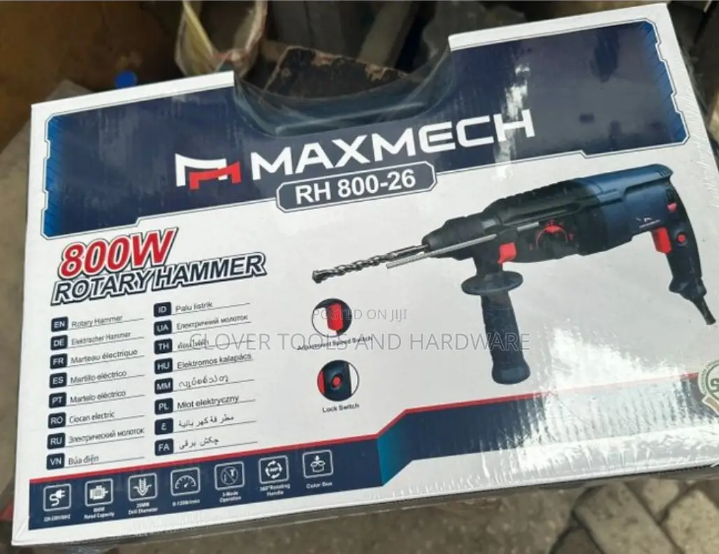 Maxmech Rotary Hammer Drill Machine 800W RH 800-26