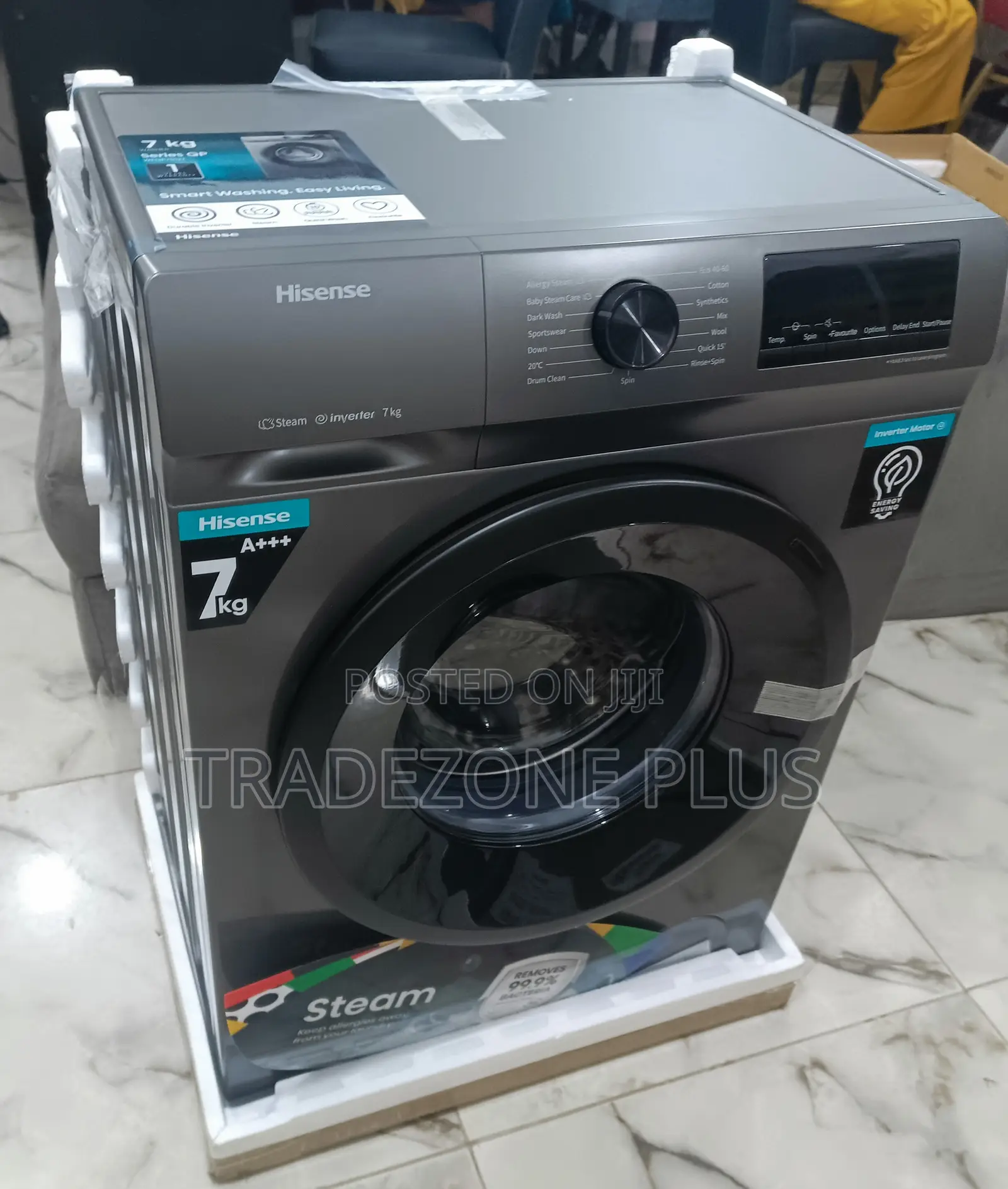 Sleek and Modern Hisense Washing Machine Wfqp7012t