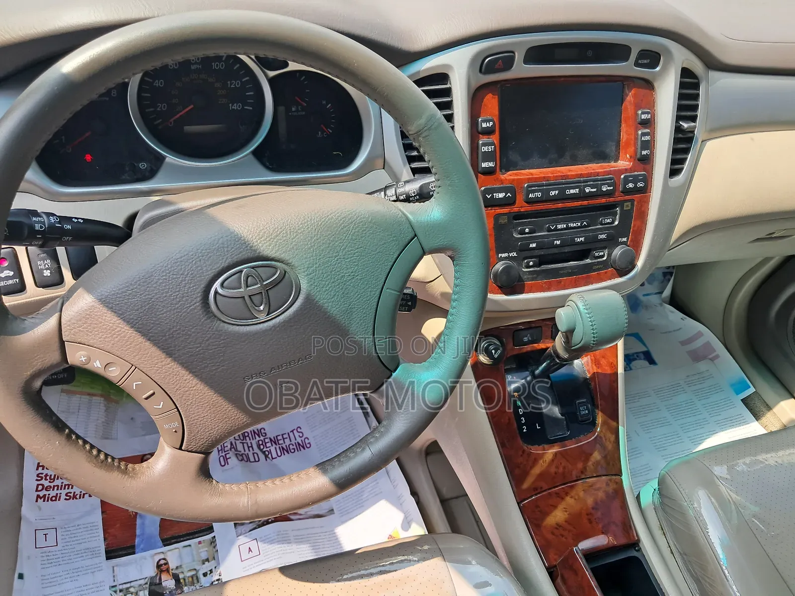 Toyota Highlander Limited V6 2005 Blue