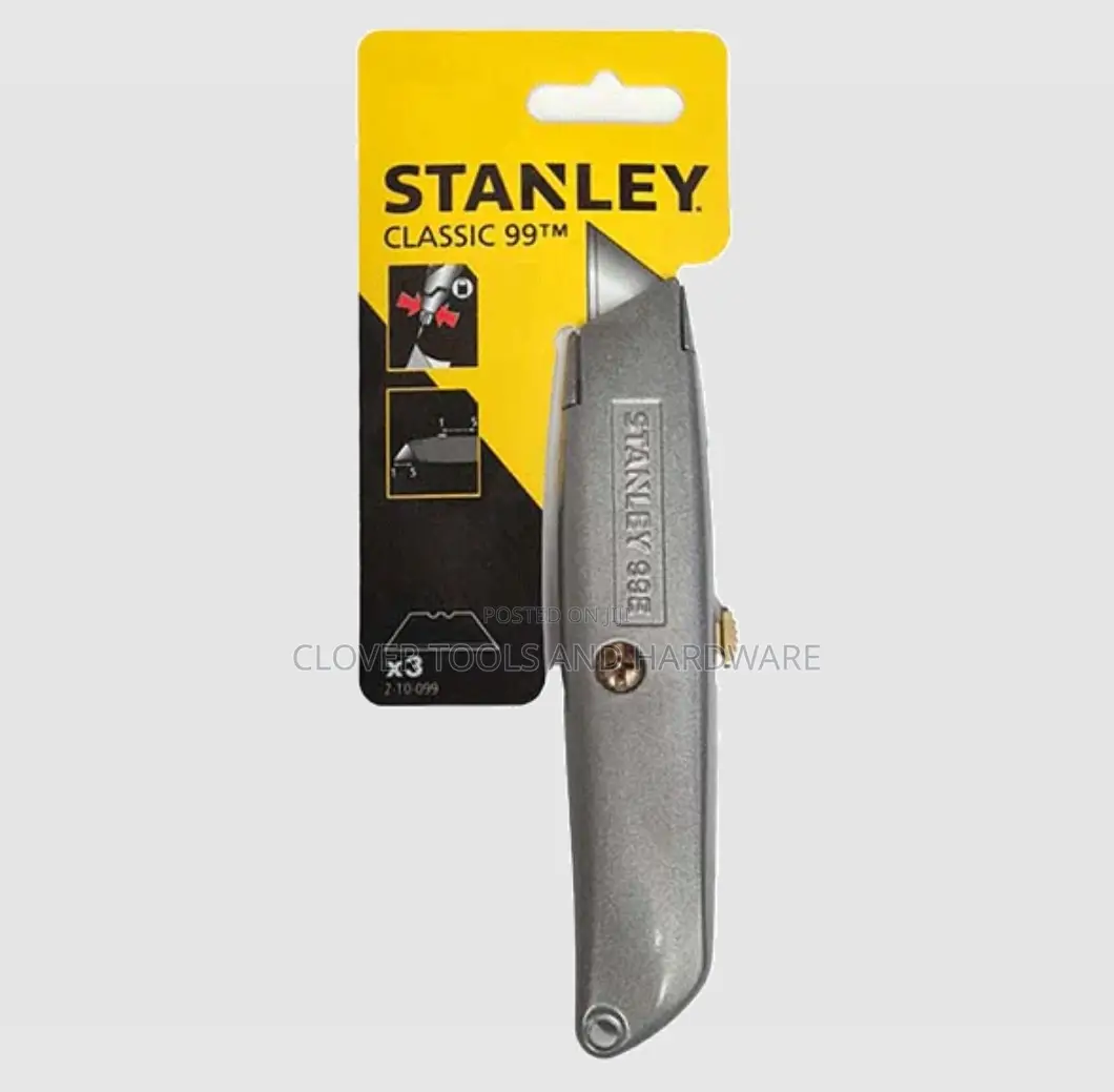 Stanley 99E Retractable Stanley Knife Grade 2 With 3 Blades