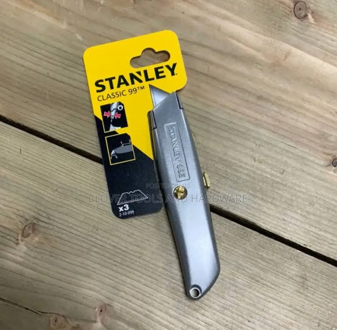 Stanley 99E Retractable Stanley Knife Grade 2 With 3 Blades