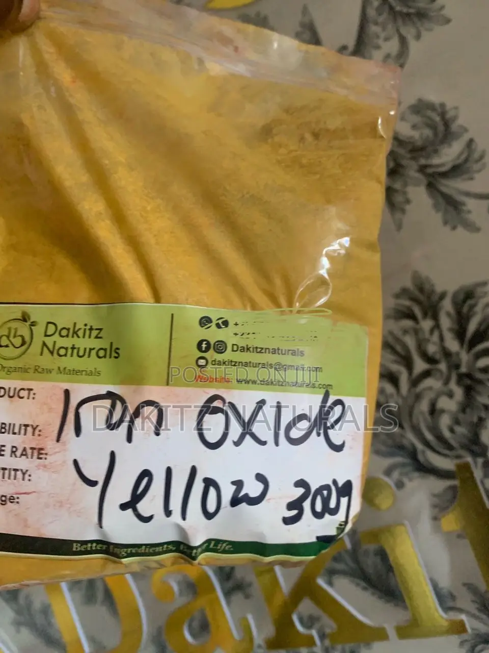 Iron Oxide Powder 1kg (Red Yellow Black )