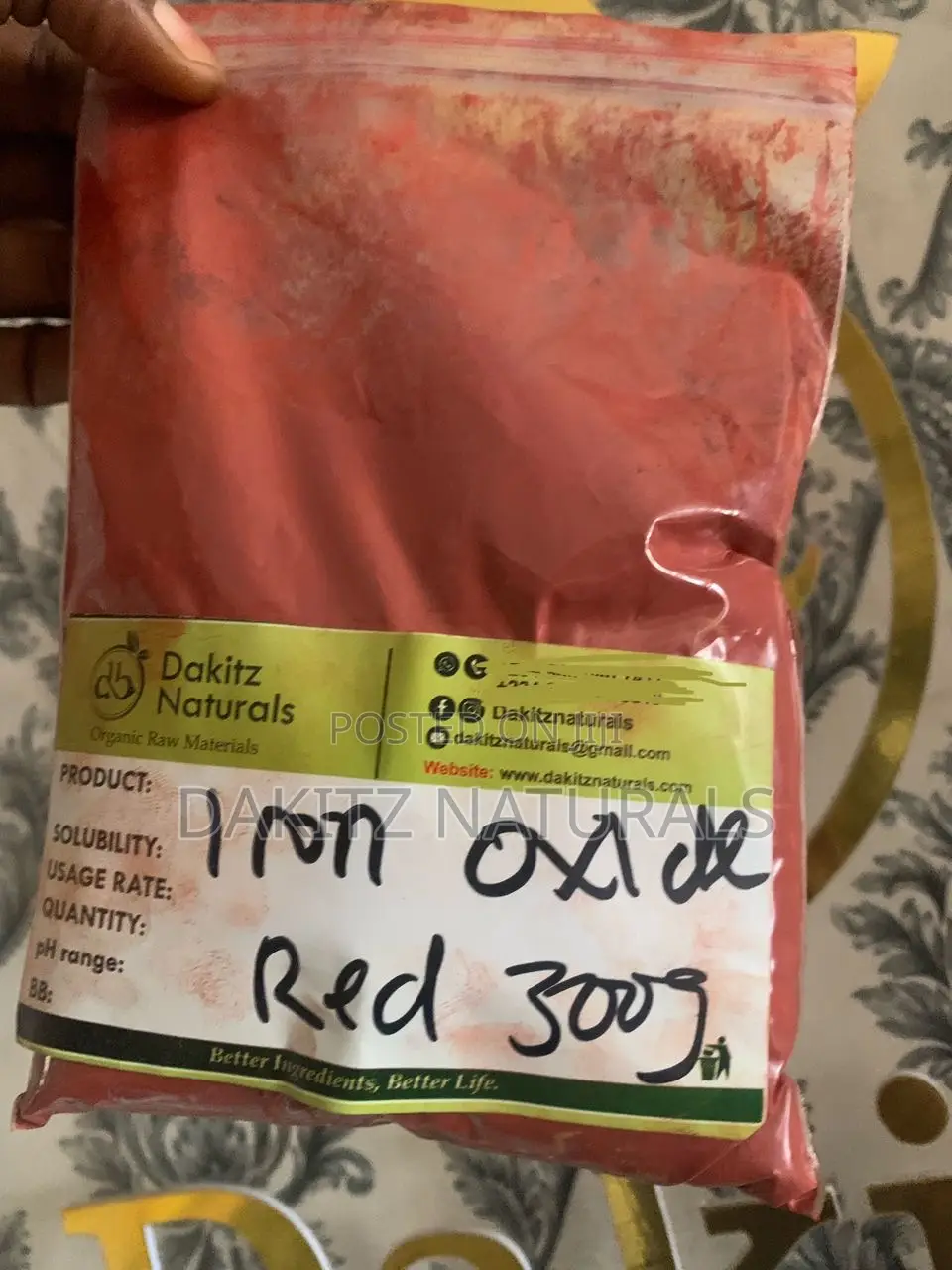 Iron Oxide Powder 1kg (Red Yellow Black )