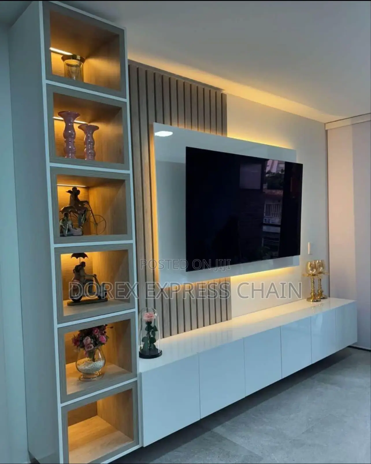 Wall-Hung Media Console With Covered Storage- The Best