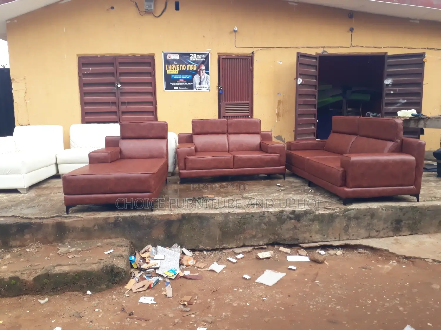 Sofa Set of Chair Three-Seater Double and Launcher