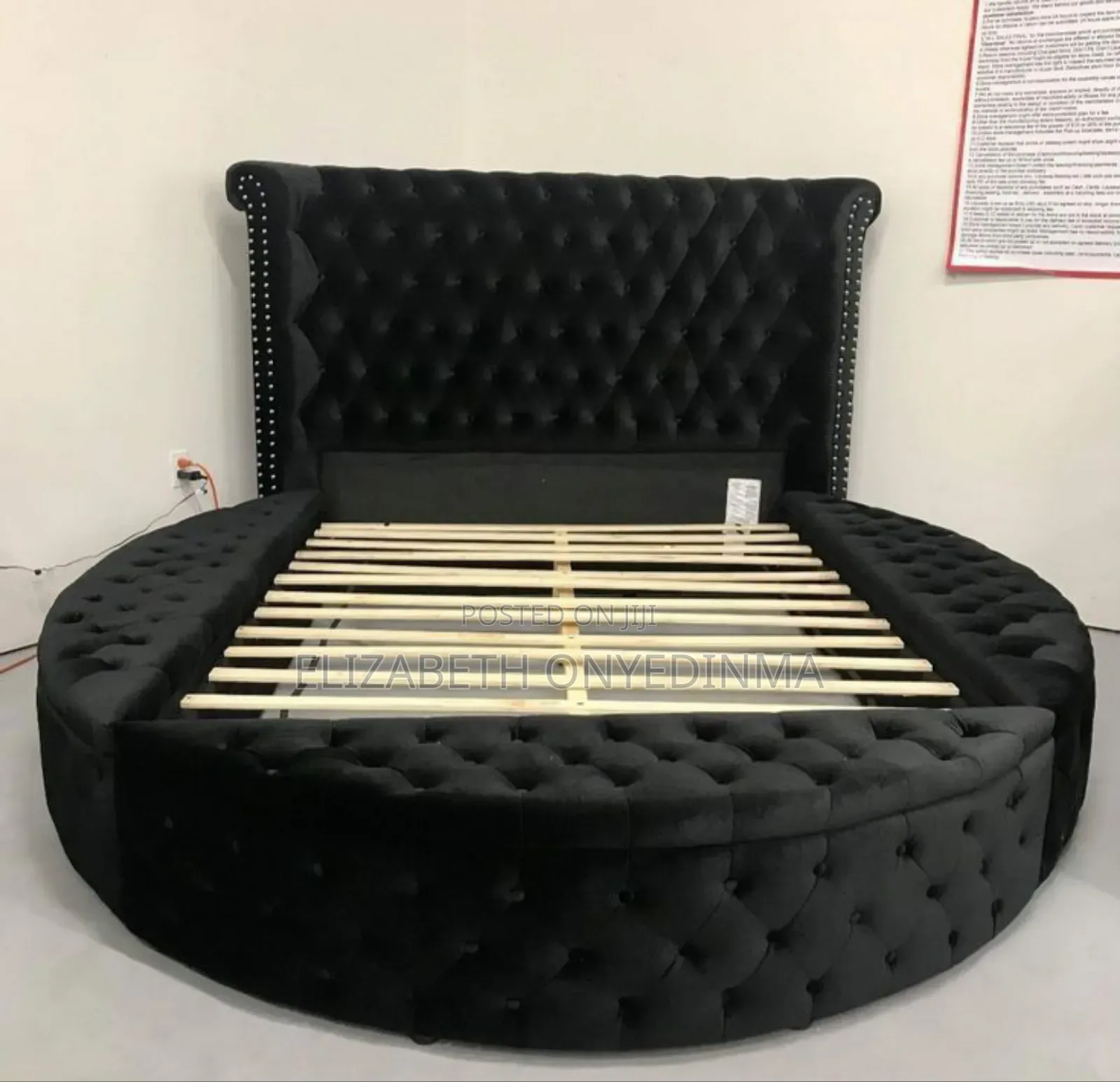6 by 6 Padded Bed Frame