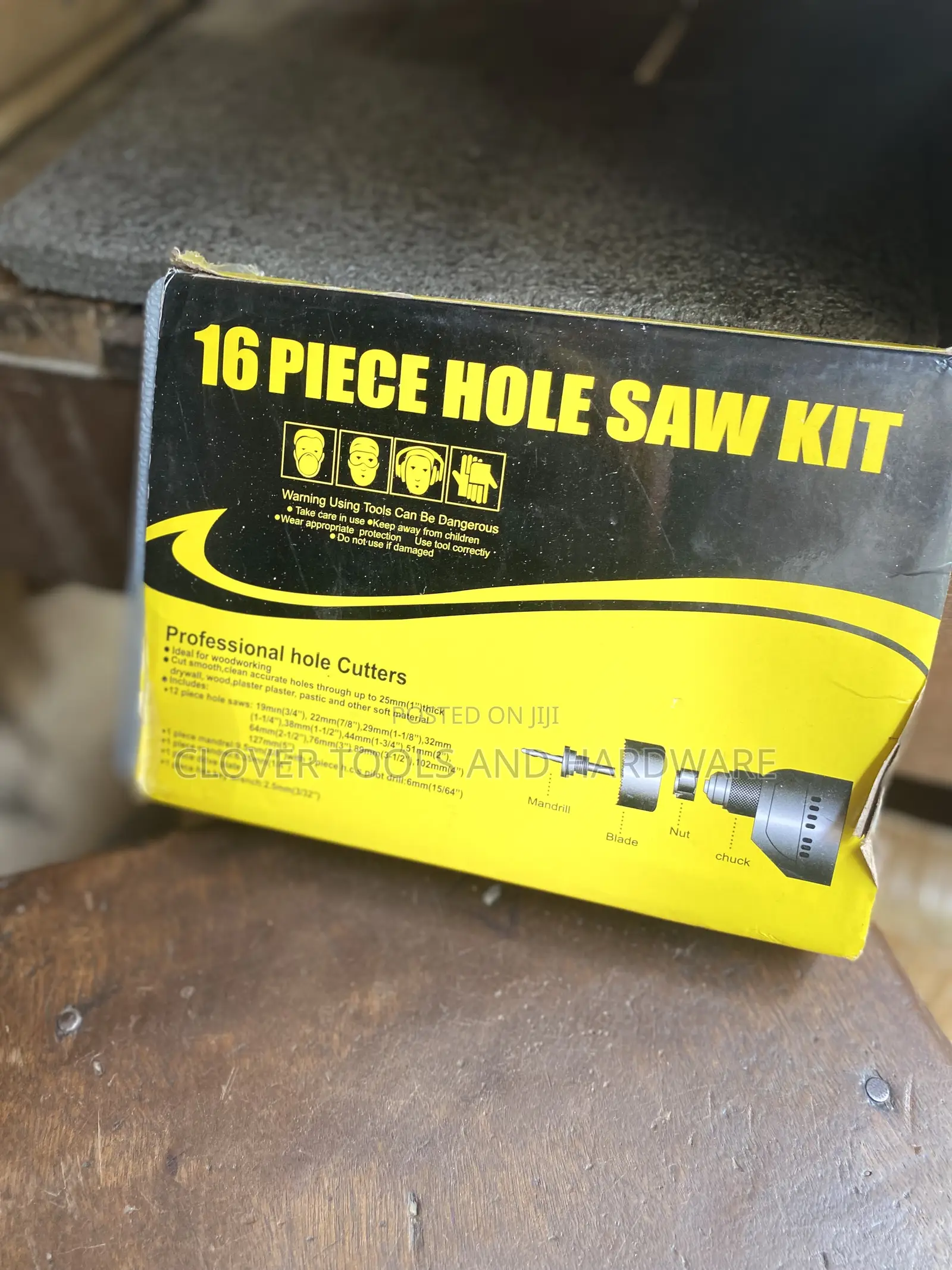 Hole Saw Set Drill Bit 16pcs/Set Board Hole Open Tool,16PCS