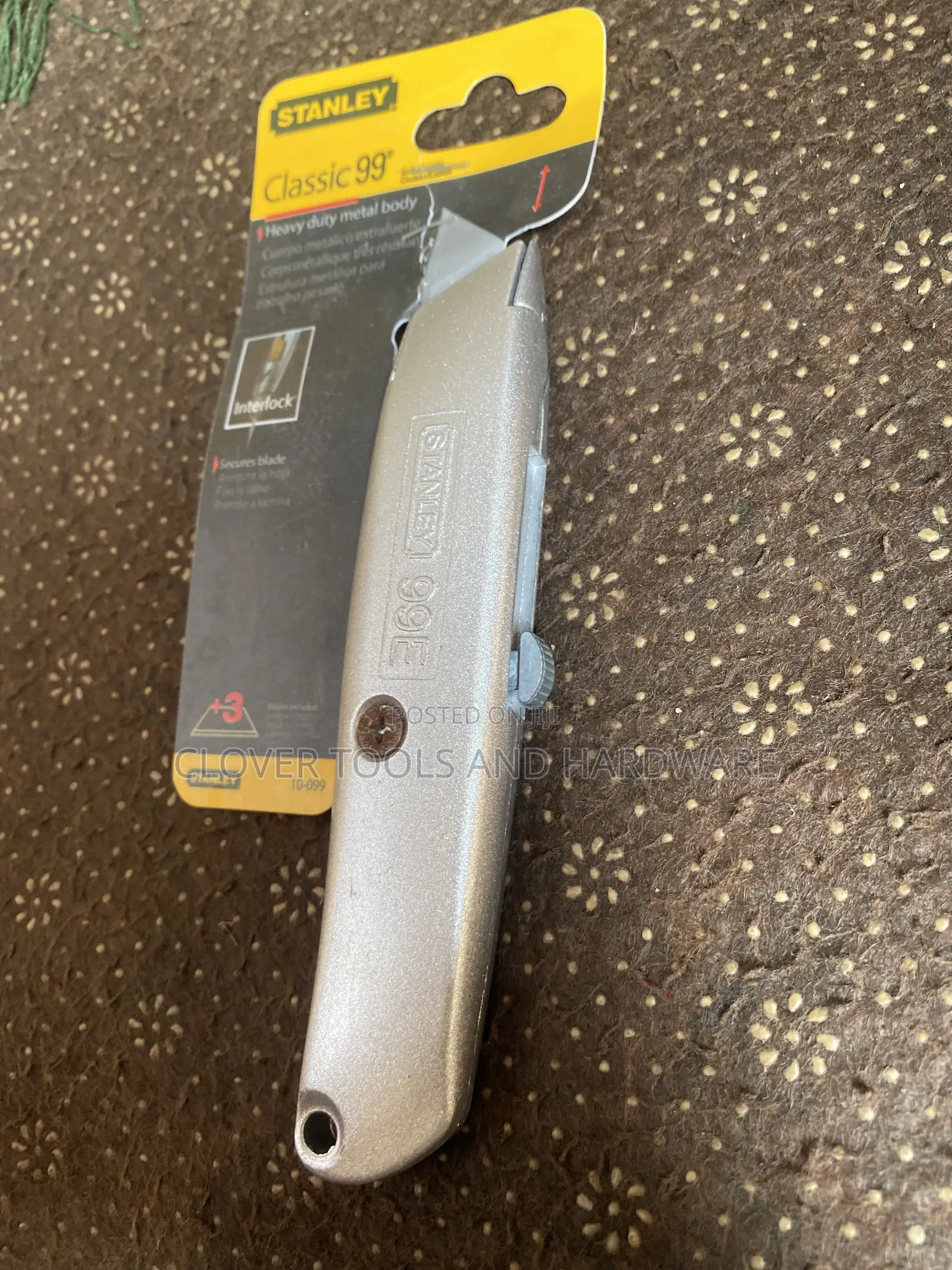 Stanley 99E Retractable Stanley Knife Grade 2 With 3 Blades