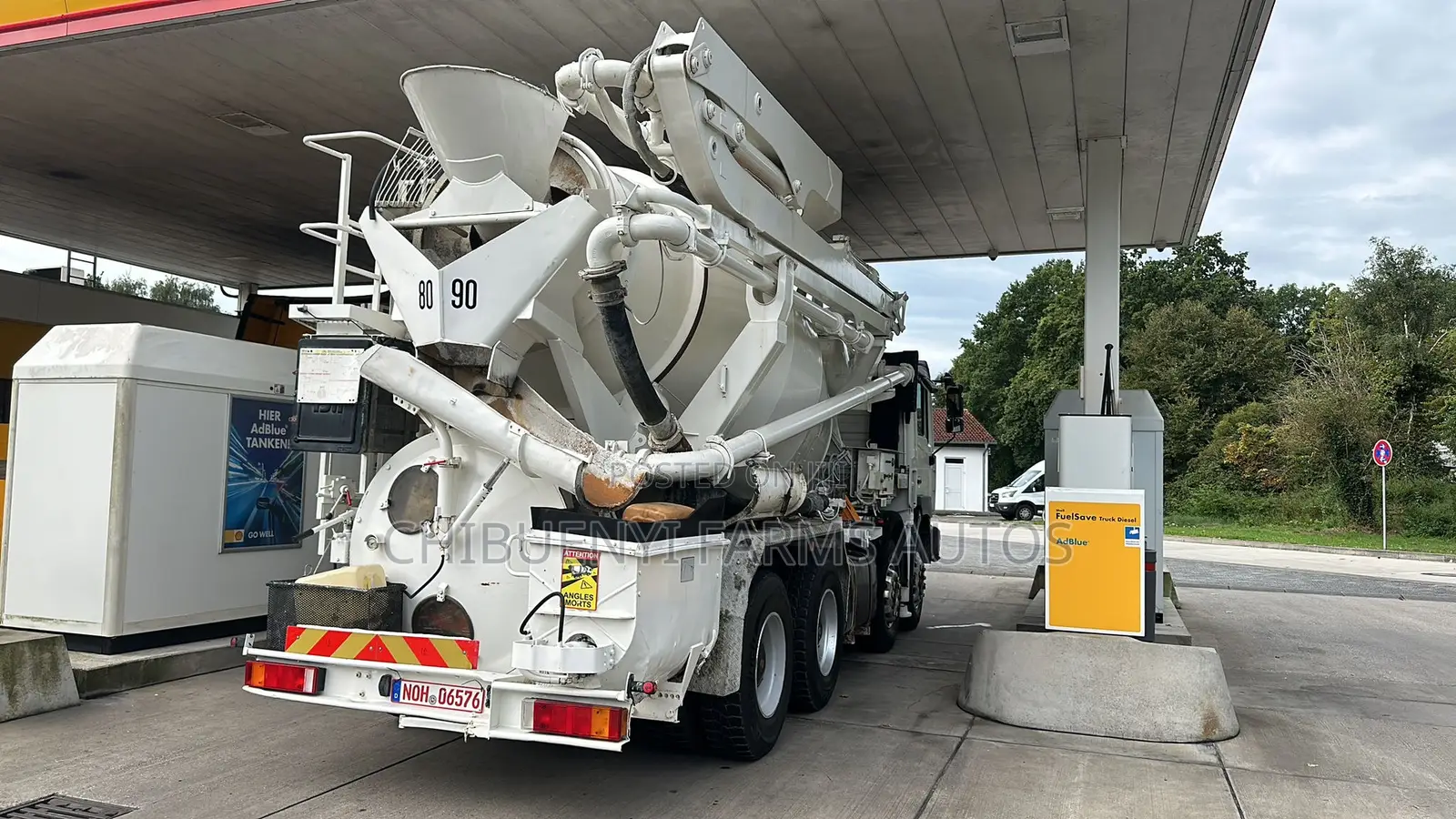 Concrete Mixer With Pump 12tyres (10 Cubic)