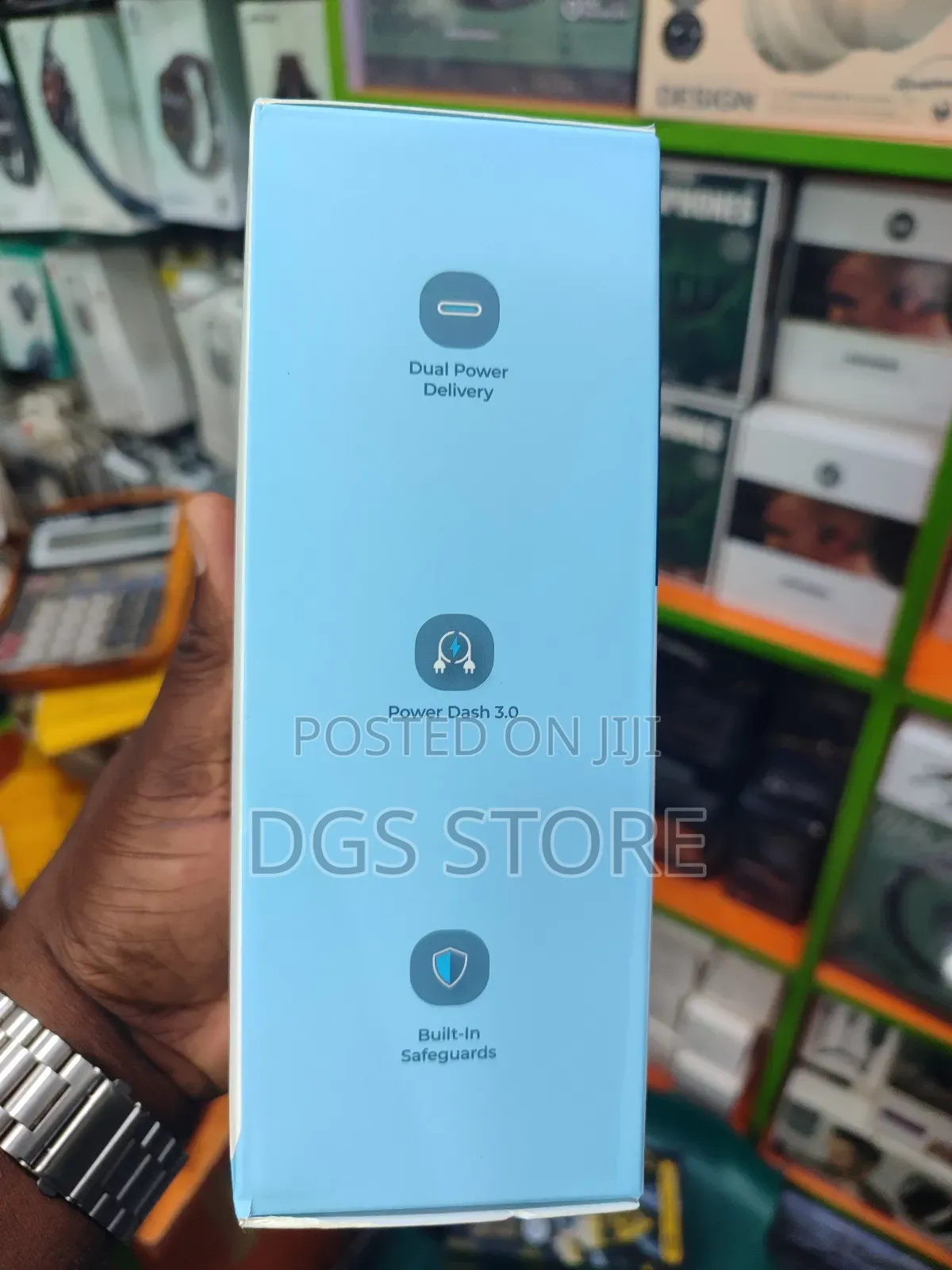 Powerology PP019 Onyx 65w 20,000mah Dual Usb C Power Bank