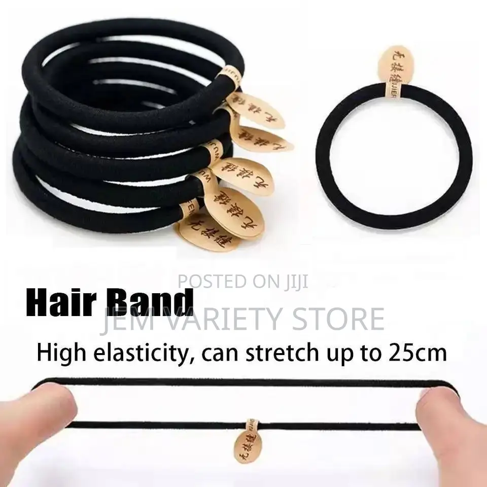 Seamless High Elastic Thickened Hair Rope for Daily Wear
