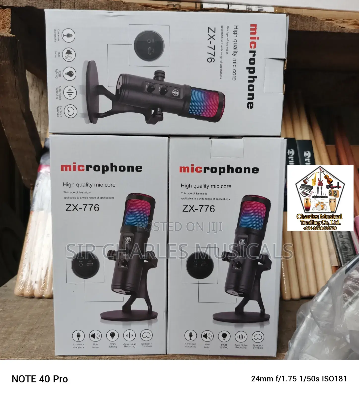 High Quality ZX-776 USB Professional Podcast Microphone