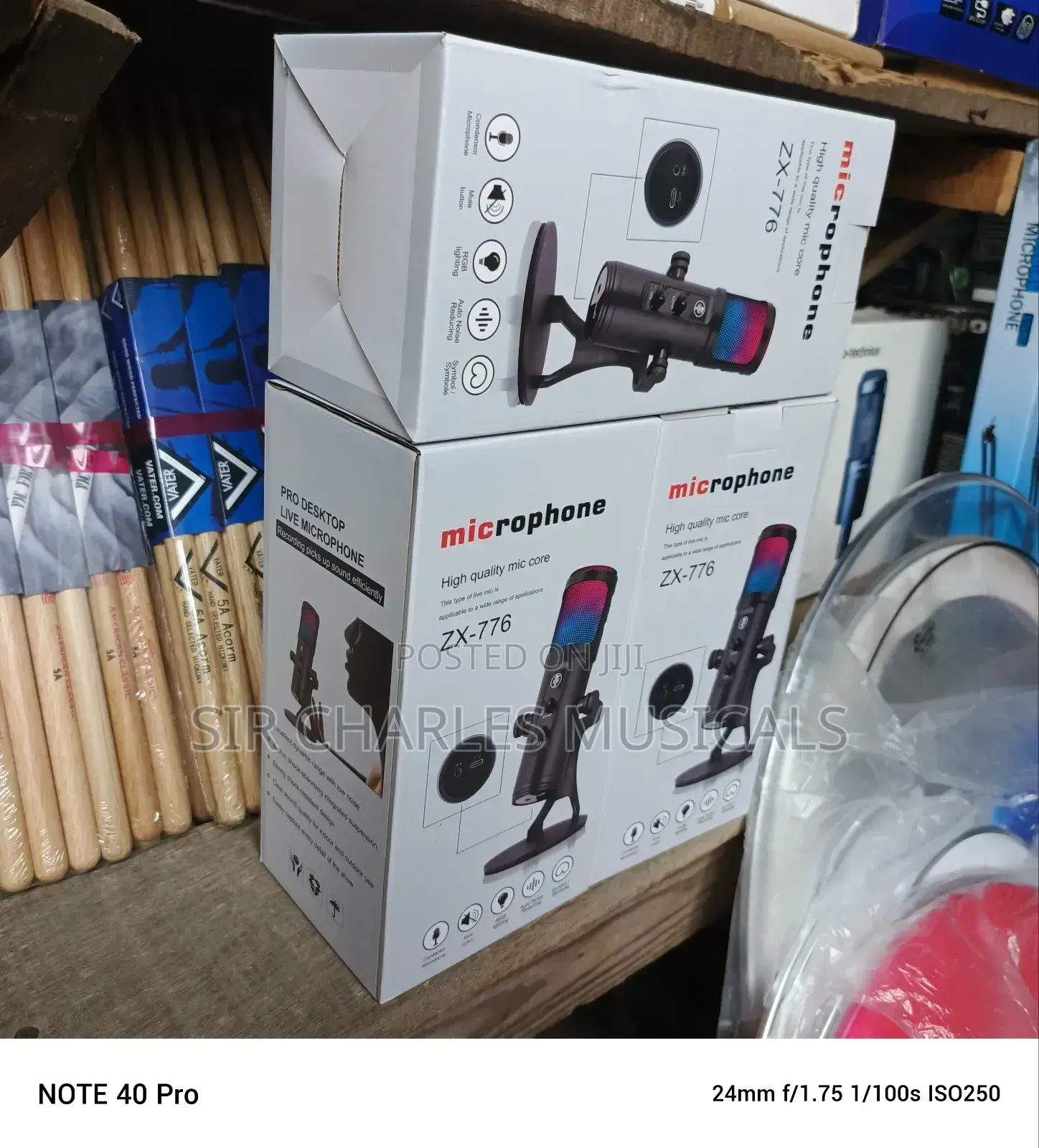 High Quality ZX-776 USB Professional Podcast Microphone