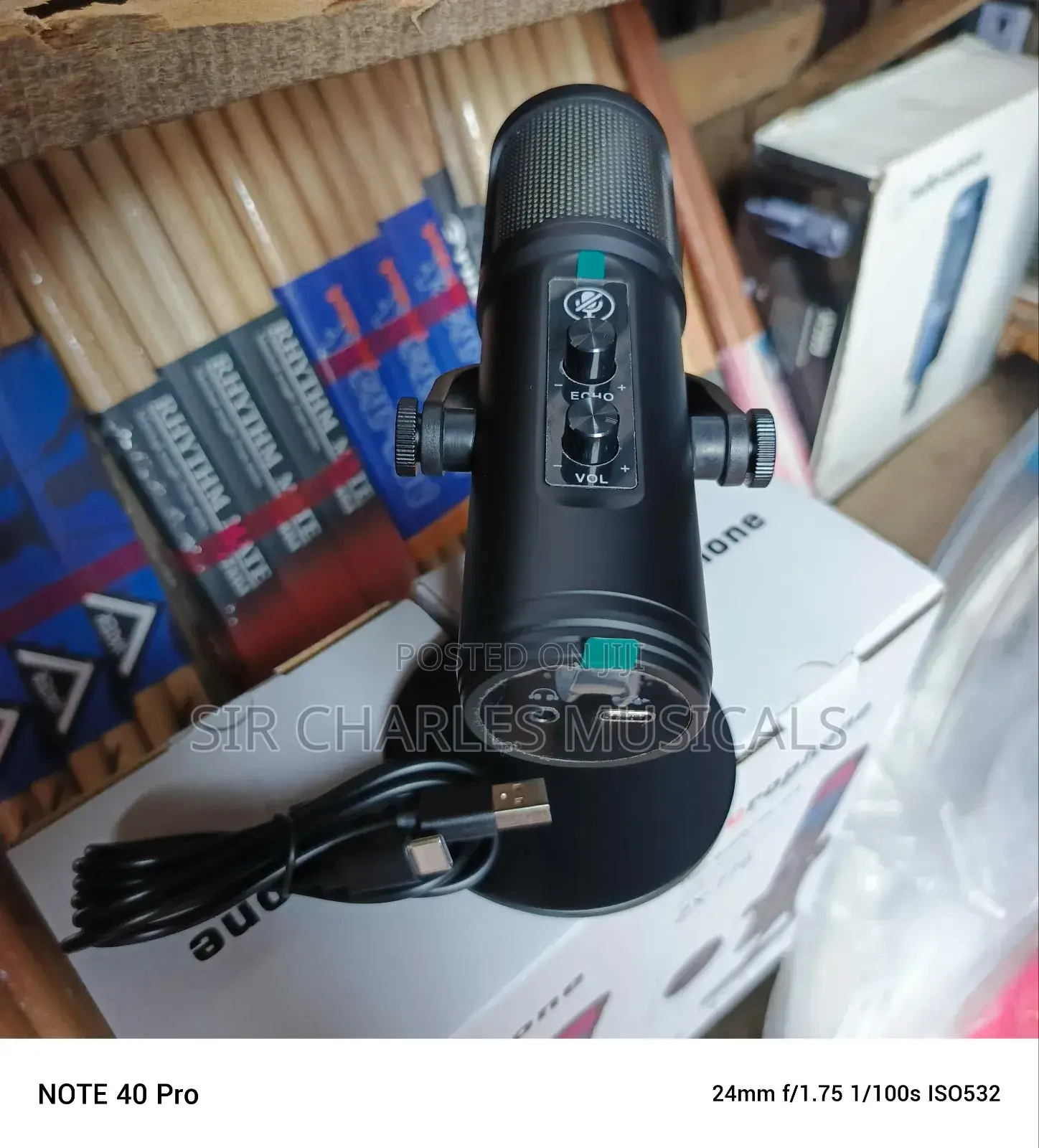 High Quality ZX-776 USB Professional Podcast Microphone