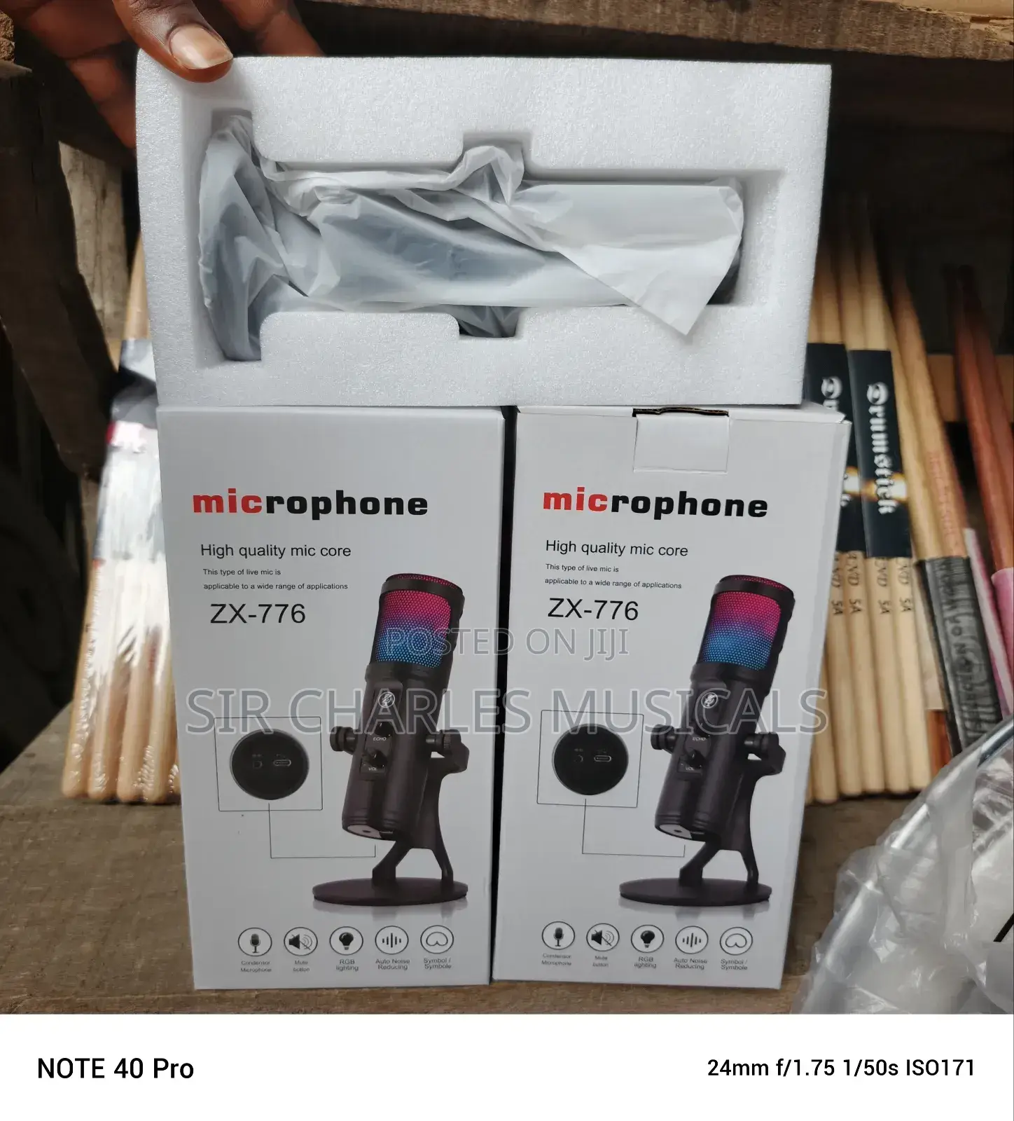High Quality ZX-776 USB Professional Podcast Microphone