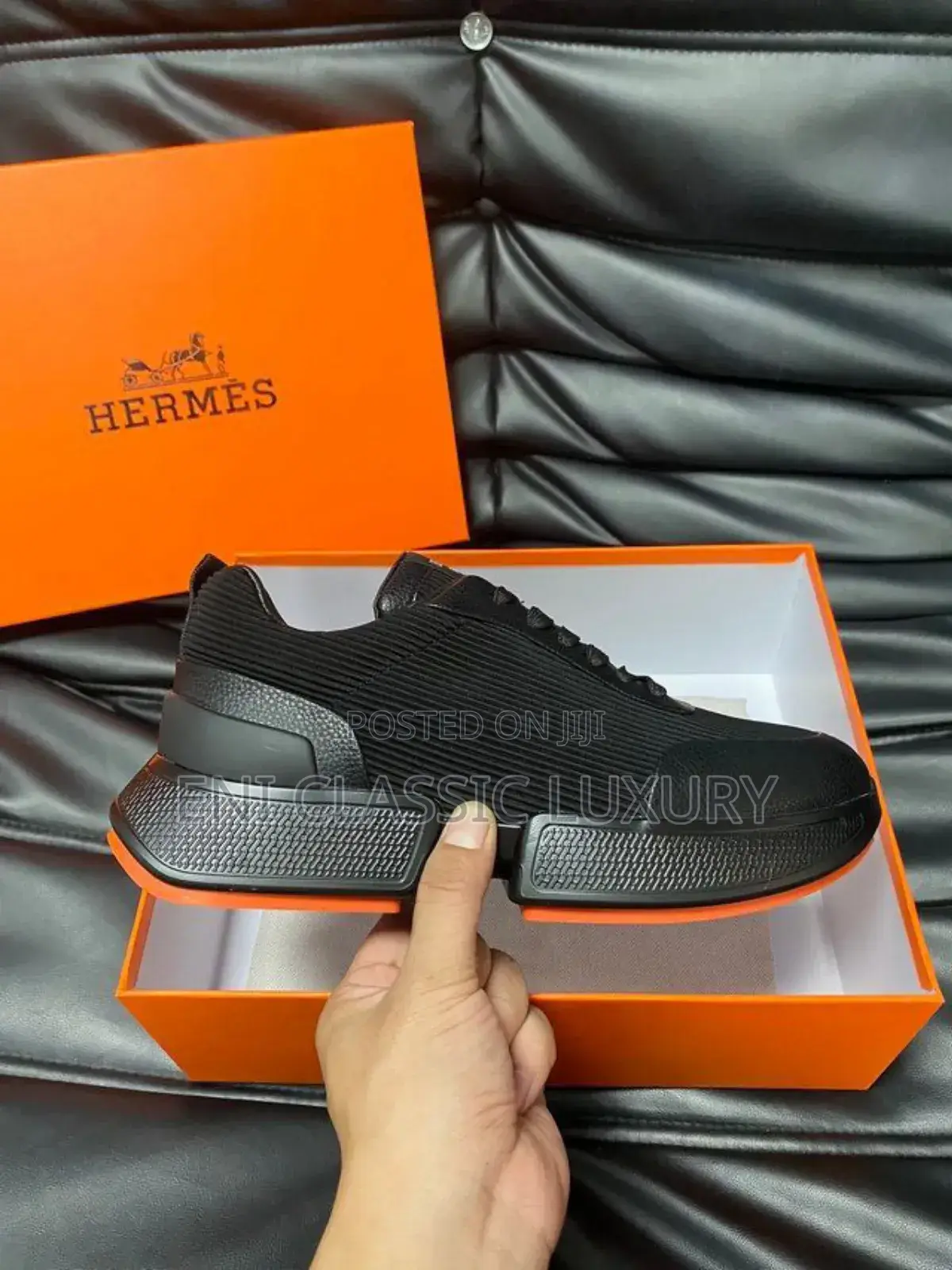 Original Luxury Men's Sneakers Hermes Available in Store