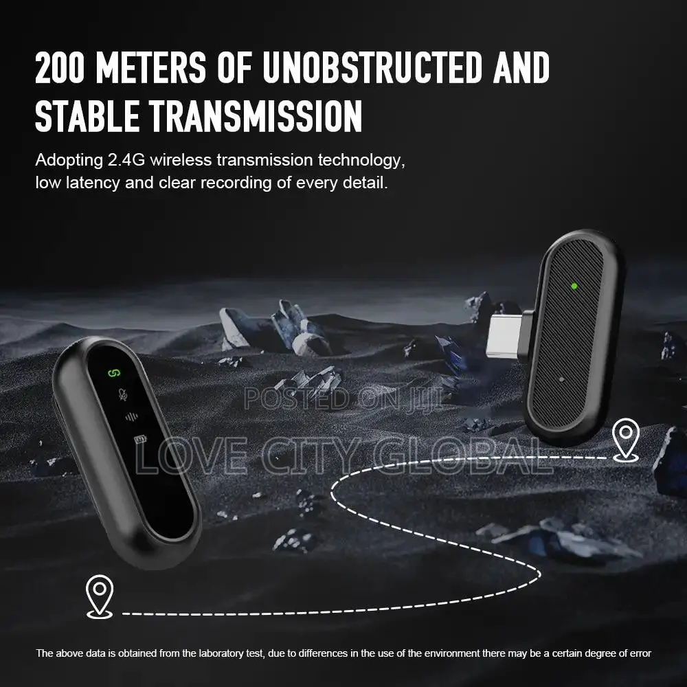 Lavalier Microphone for Lightning/Android With Charging Case