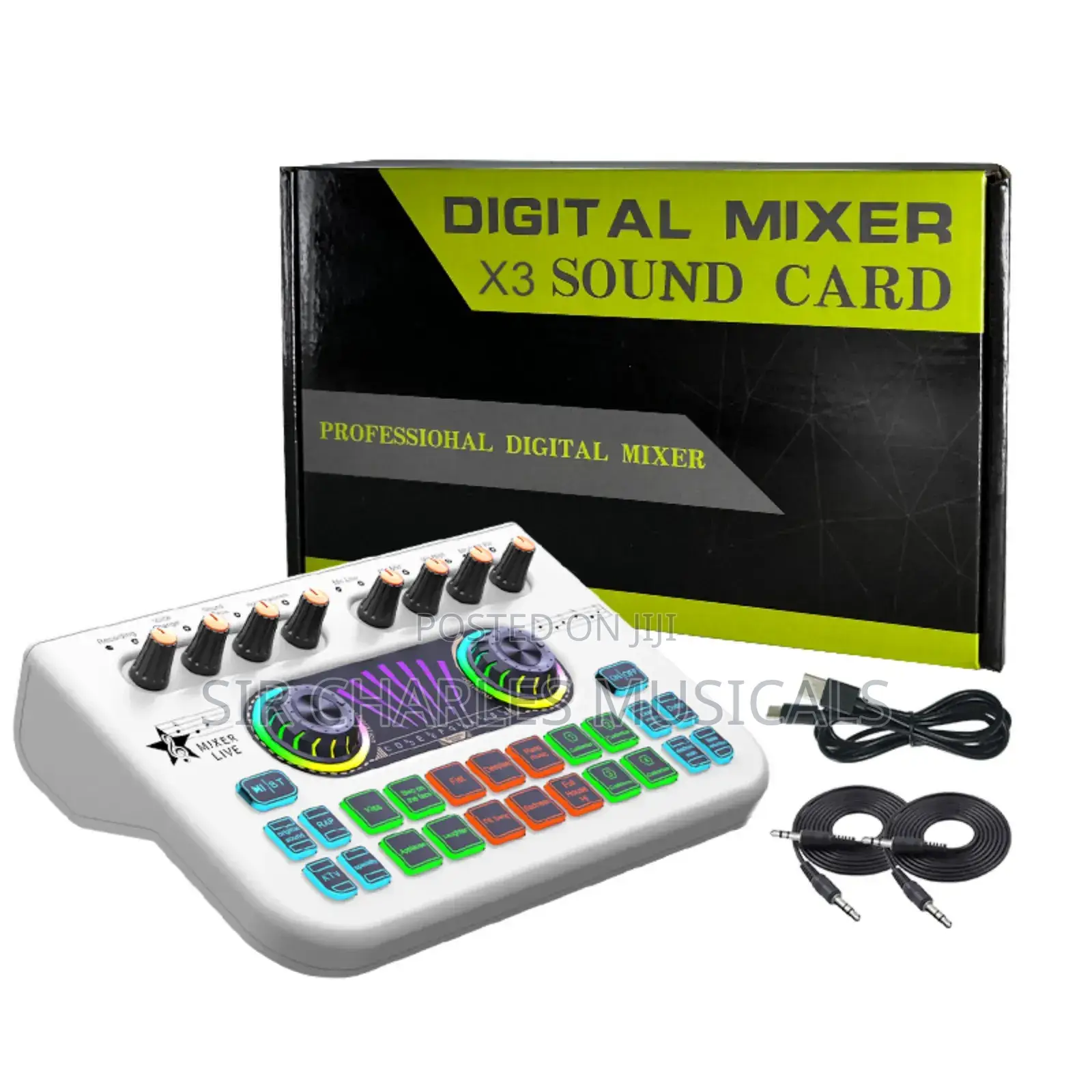 Original X3 Professional Live Sound Card for Streaming