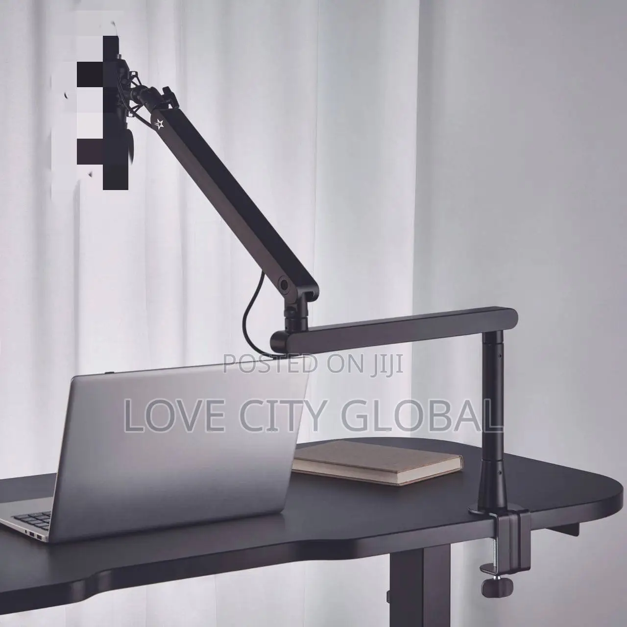 Desktop Boom Arm Stand Adjustable Microphone Arm Desk Mount
